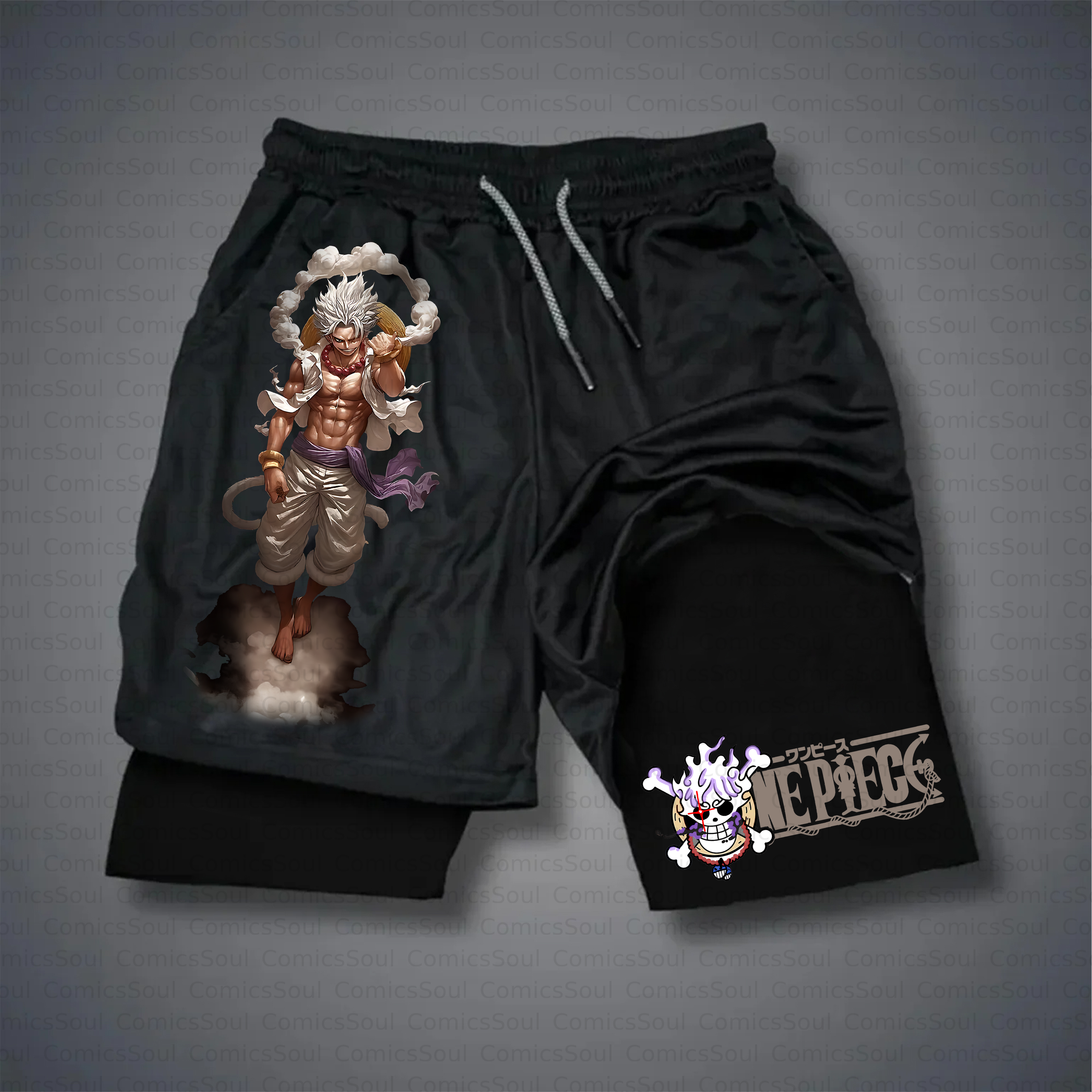 Unisex Casual Anime Style Shorts
