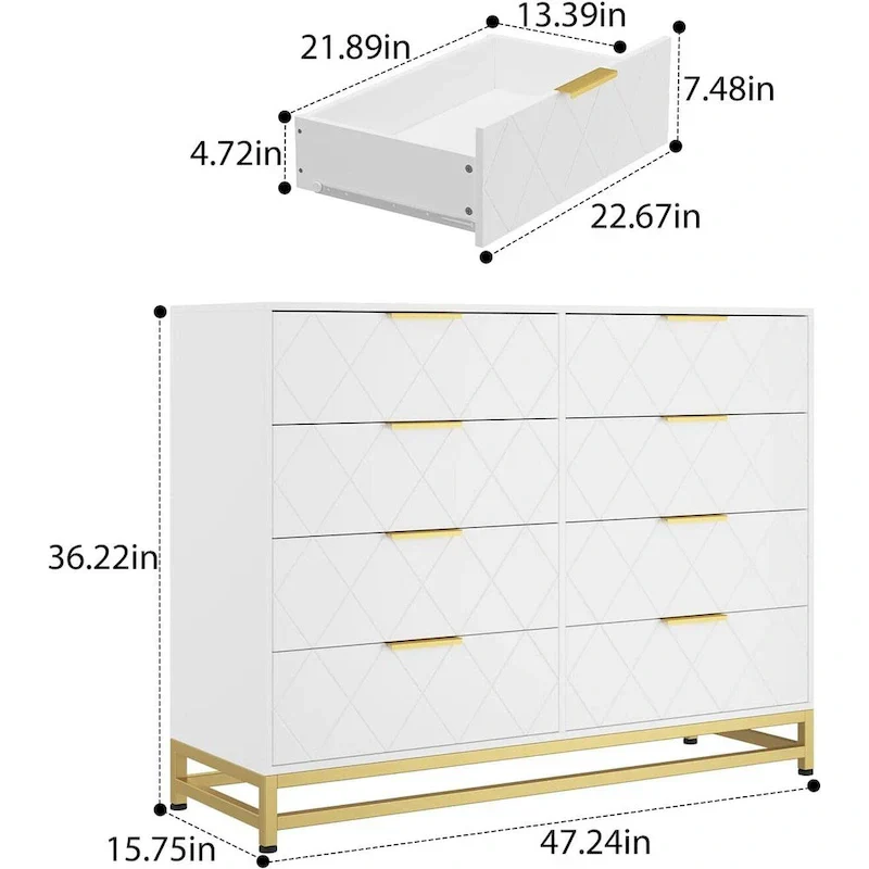 Contemporary Oversized Dresser