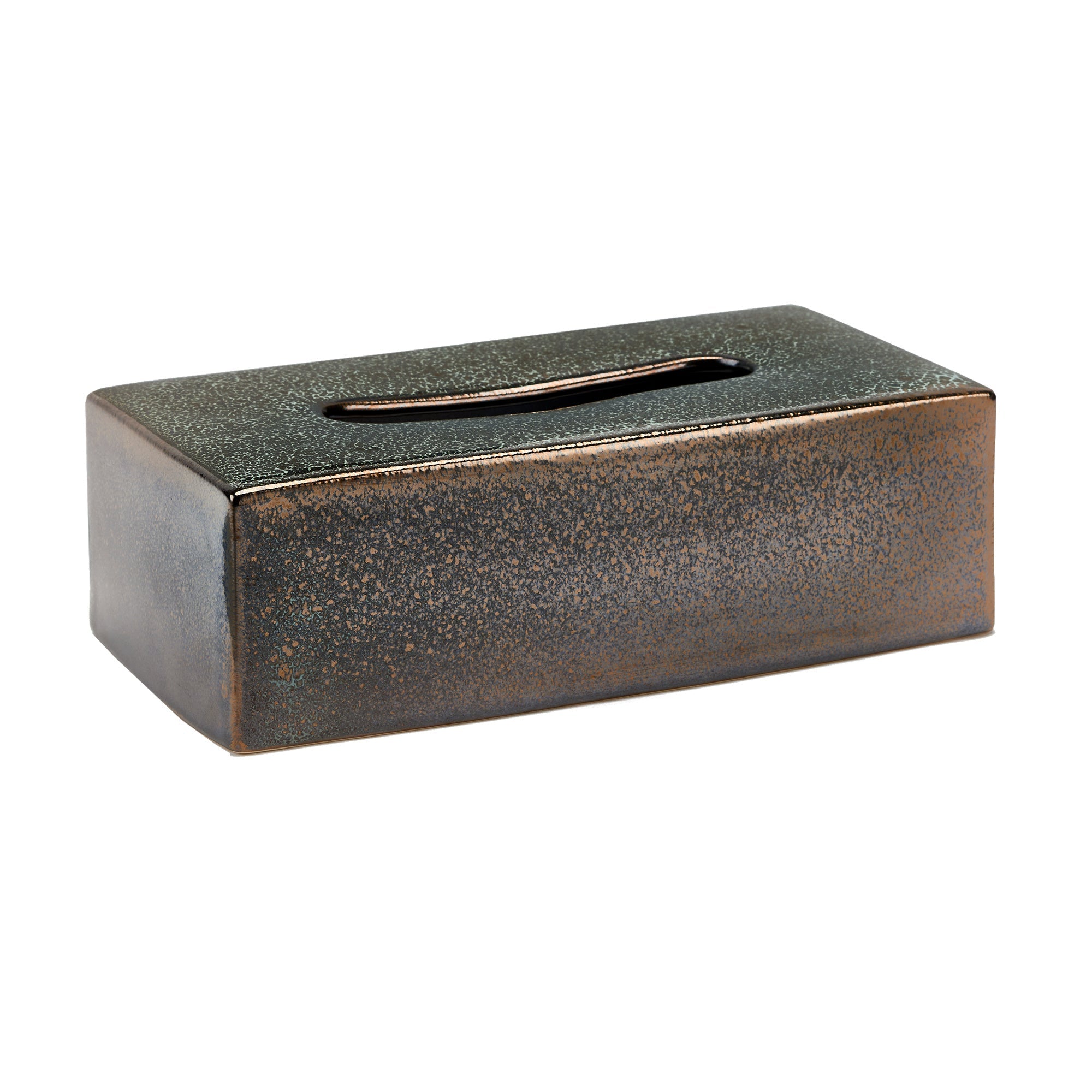 Ugo Tissuehouder Vintage Bronze   Bruin   Stoneware