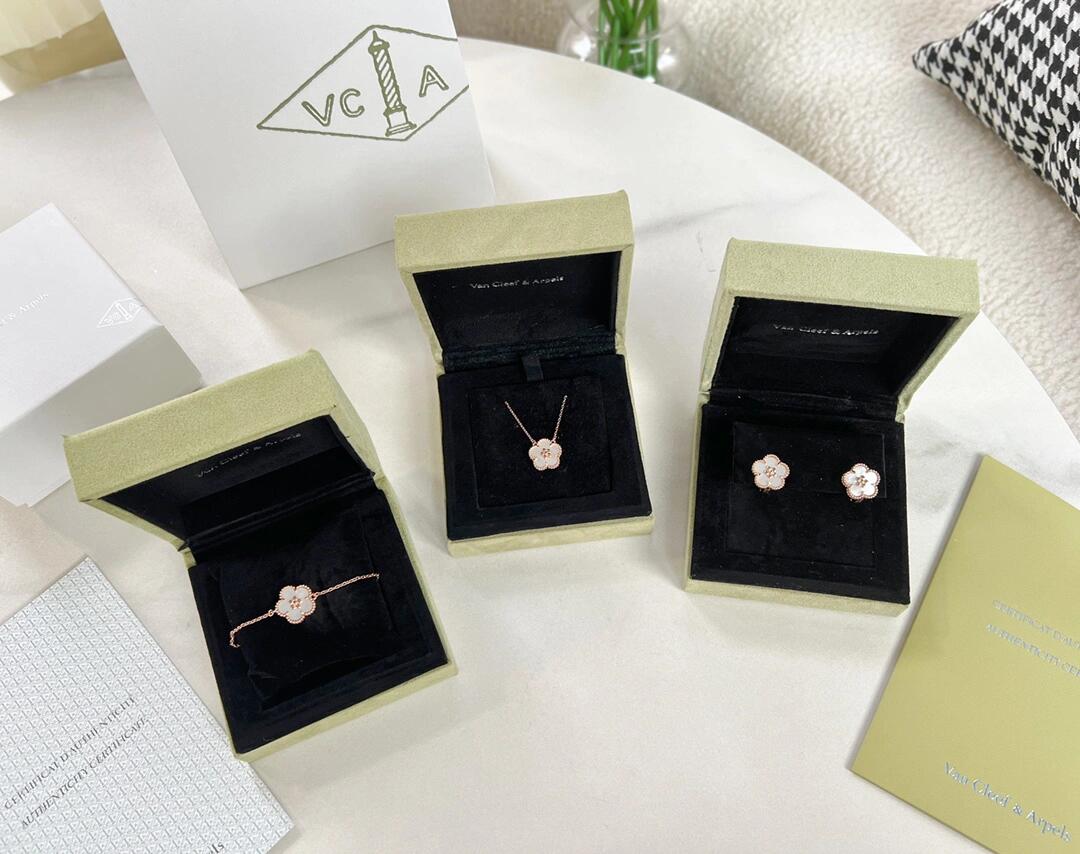 VCA Lucky Spring Earrings Bracelet Necklace - Original Replica Club