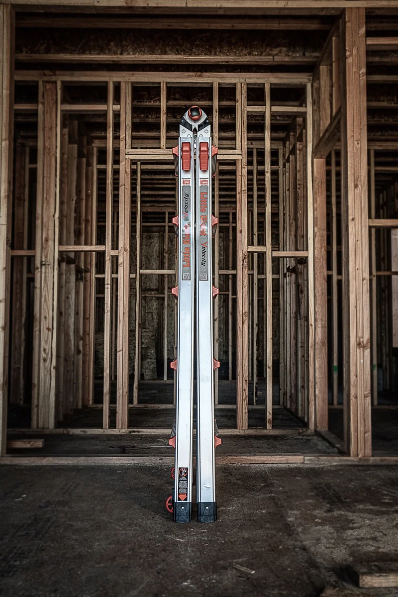 Little Giant Ladders Velocity 22-ft Multi-Position Ladder, Aluminum, 300 lb Capacity, Telescoping, A-Frame, Extension, with Wheels and Slip-Resistant Feet - Image 13