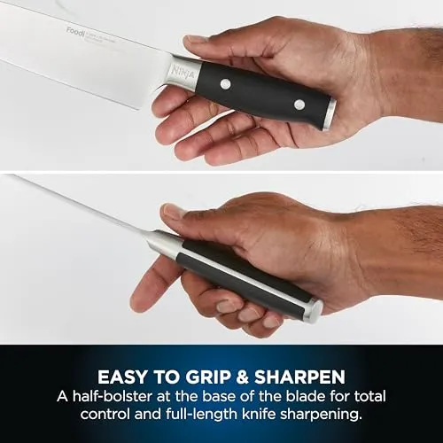 Ninja Foodi StaySharp Knife Block with Built-in Sharpener 6-Piece