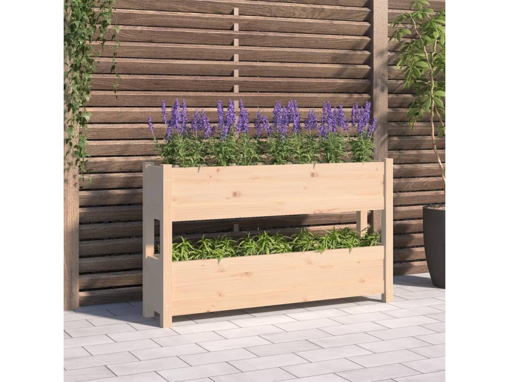 Decoratodo  madera maciza de pino 112x25x66 cm