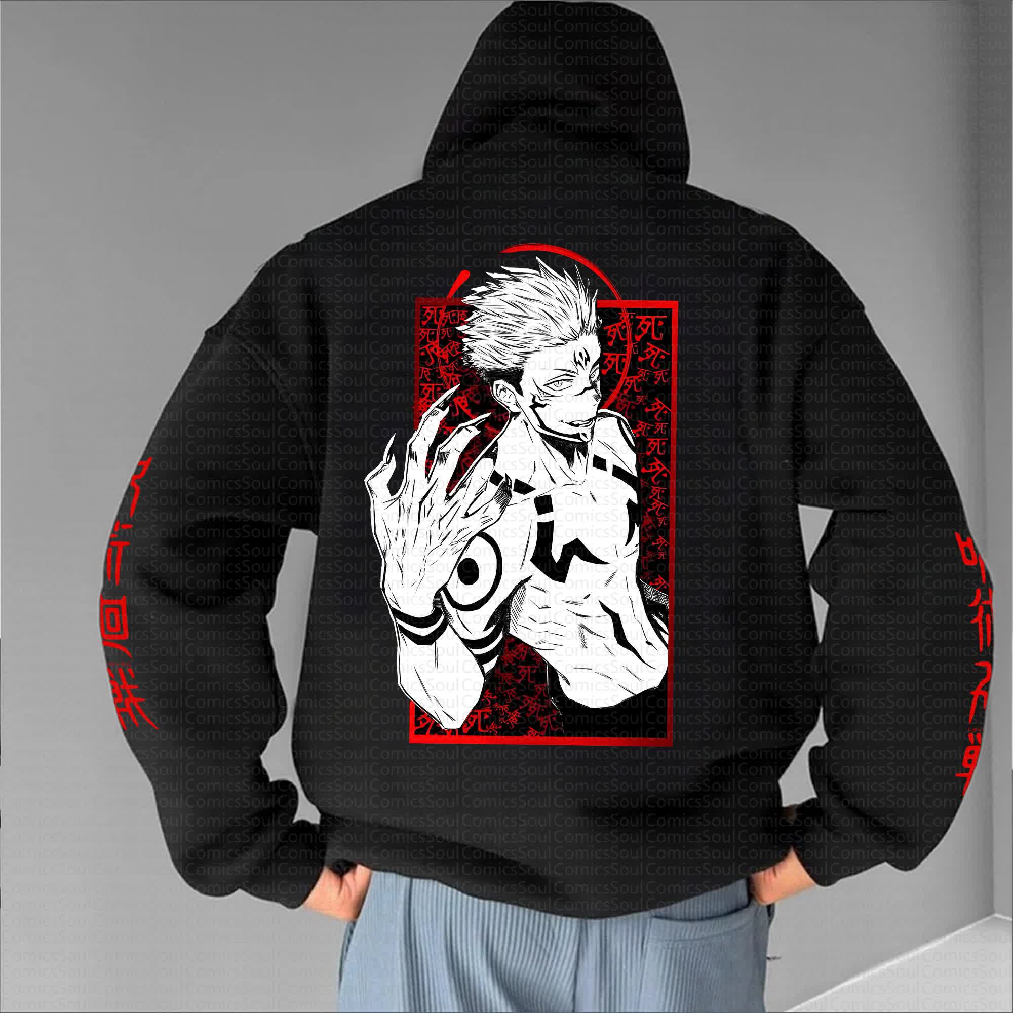 Unisex Anime Graphic Streetwear Vintage Hoodie丨Comicssoul