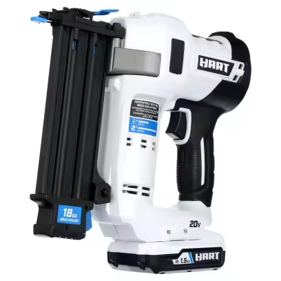HART 20-Volt Brad Nailer Kit & Brad Nails