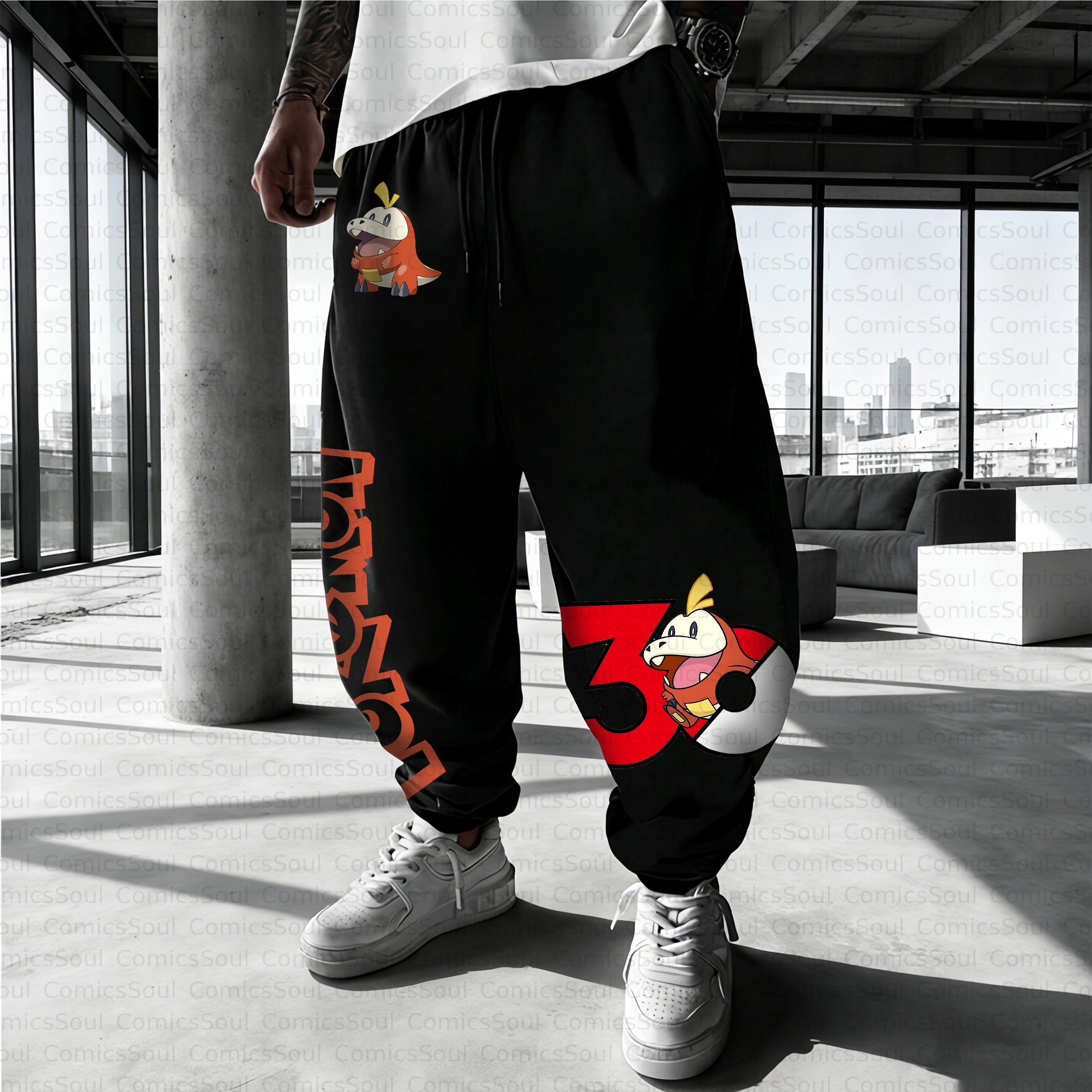 Unisex Casual Anime Streetwear Pant