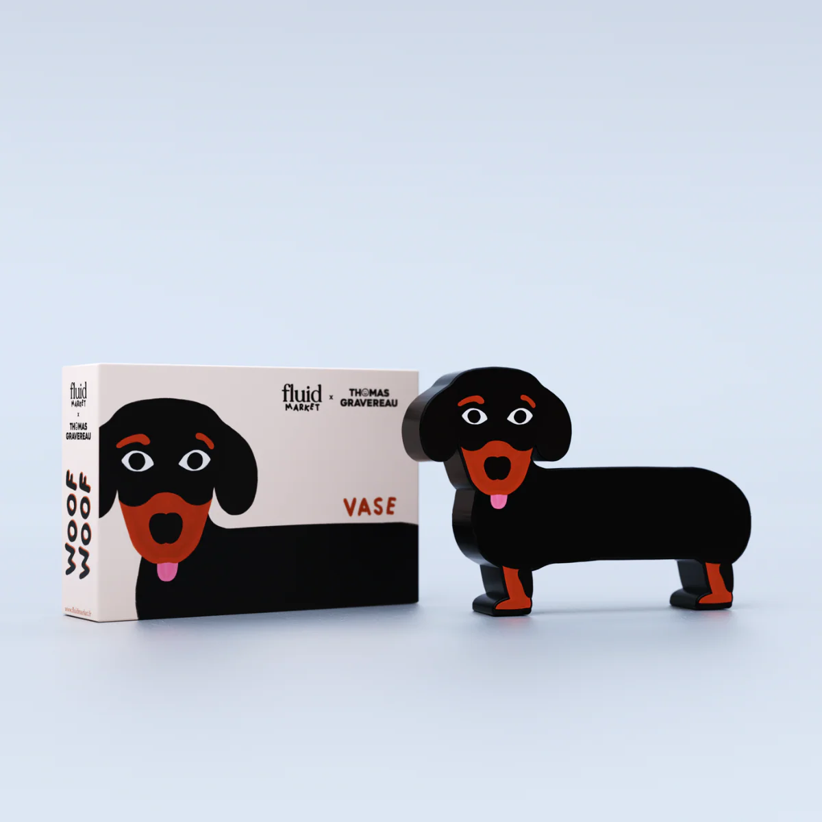 Vase Chien