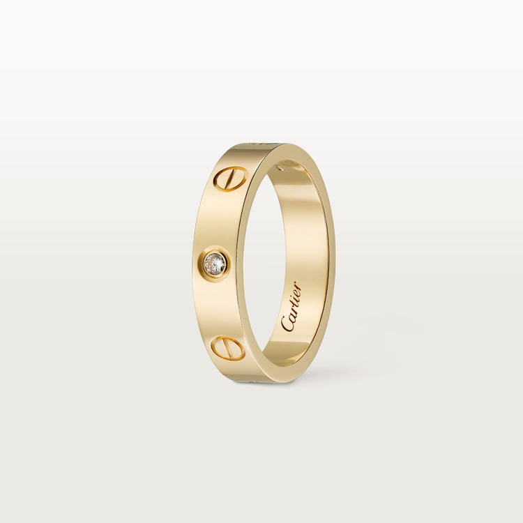 Replicate LOVE ring, small model, 1 diamond(1:1 replica) - Original Replica Club