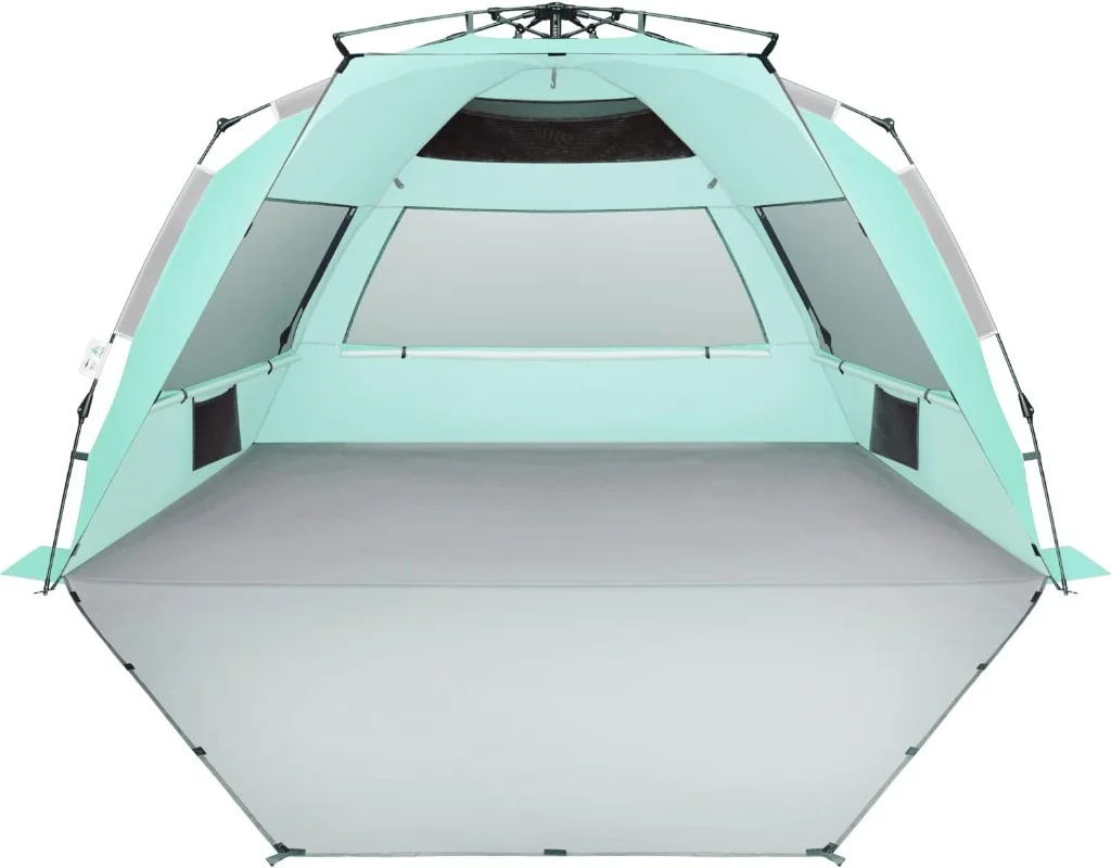 Large Pop Up Beach Tent Sun Shelter for 5-6 Person Portable Sun Shade Instant Tent - Image 6