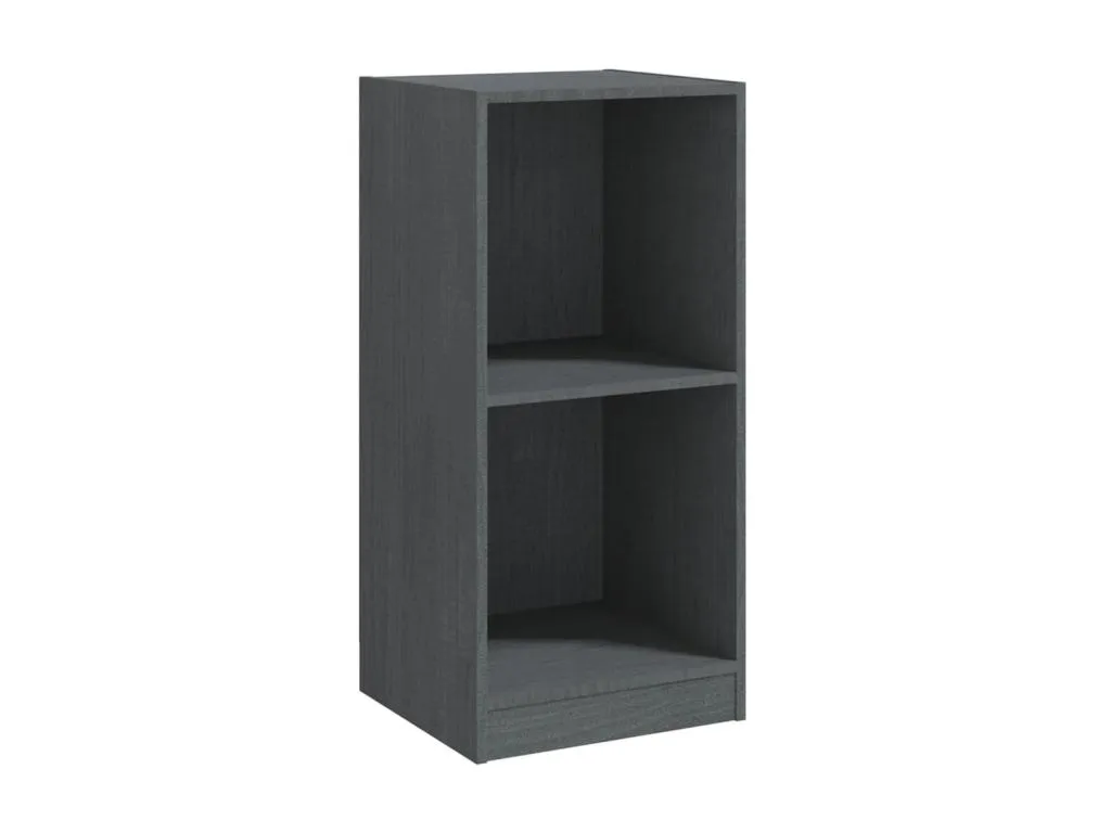 Armario auxiliar Kavehomedeco maciza de Kavehomedeco gris 35.5x33.5x76 cm 04646NNGL