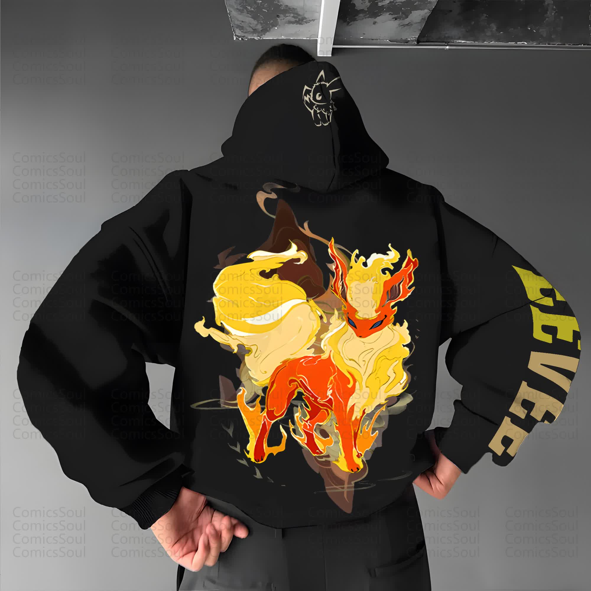 Unisex “Comicssoul” Anime Graphic Streetwear Vintage Hoodie