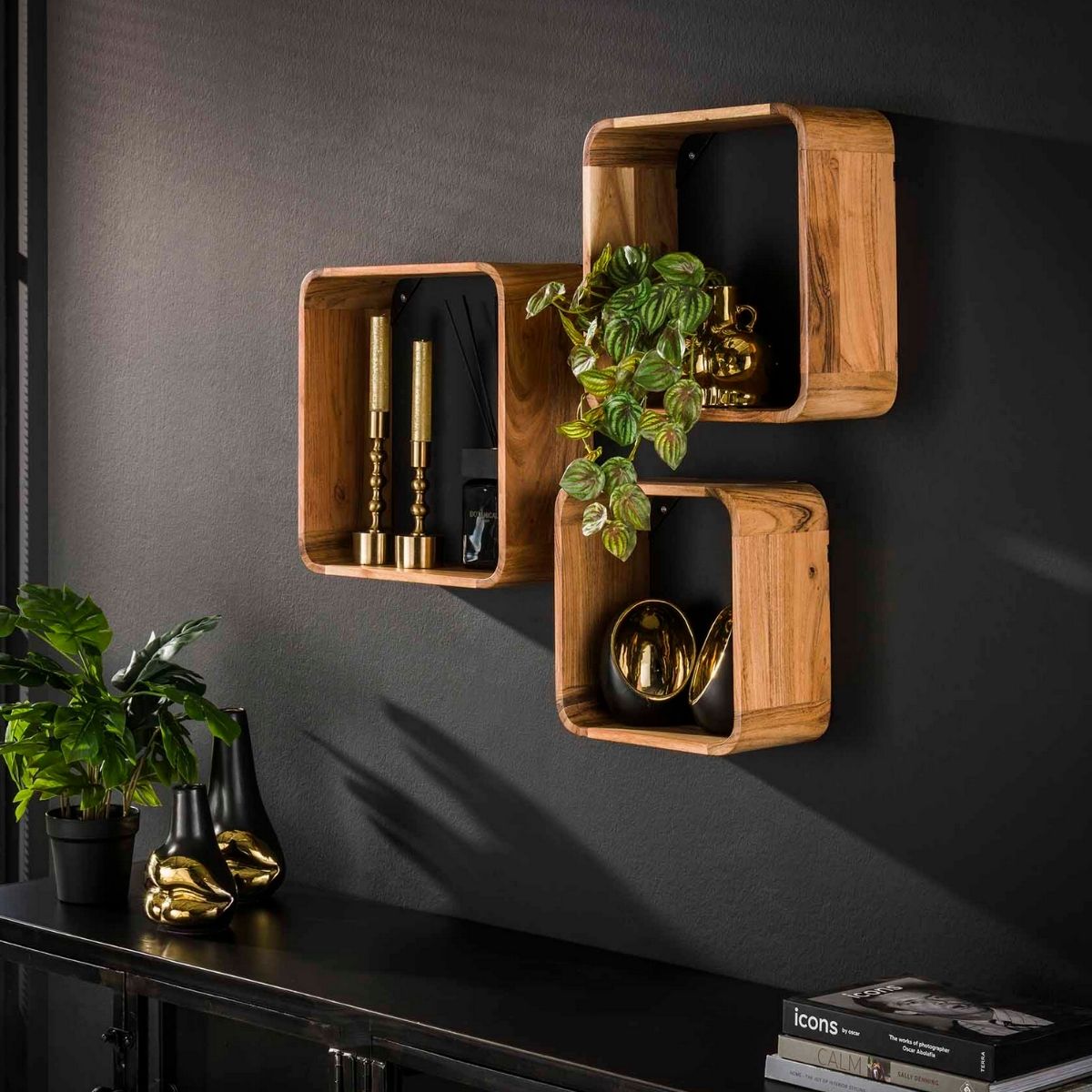 Fraaai - Herbie wandschap set van 3 vierkant