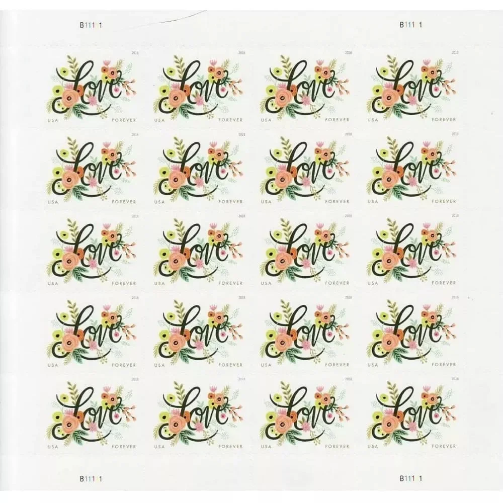 Love Flourishes Forever Stamps