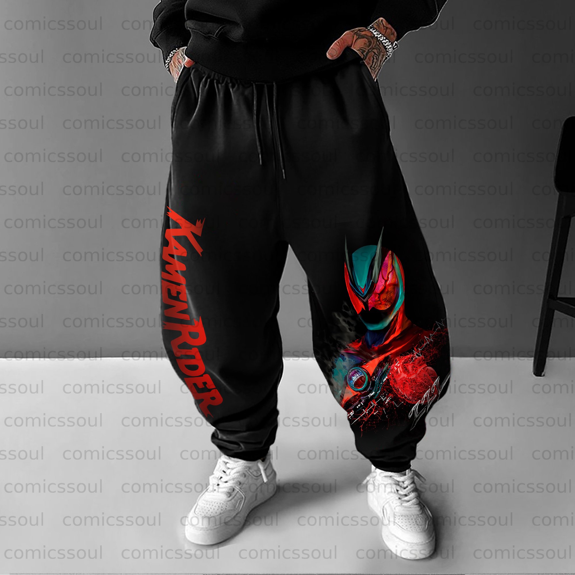 Unisex Anime Inspired Vintage Pants
