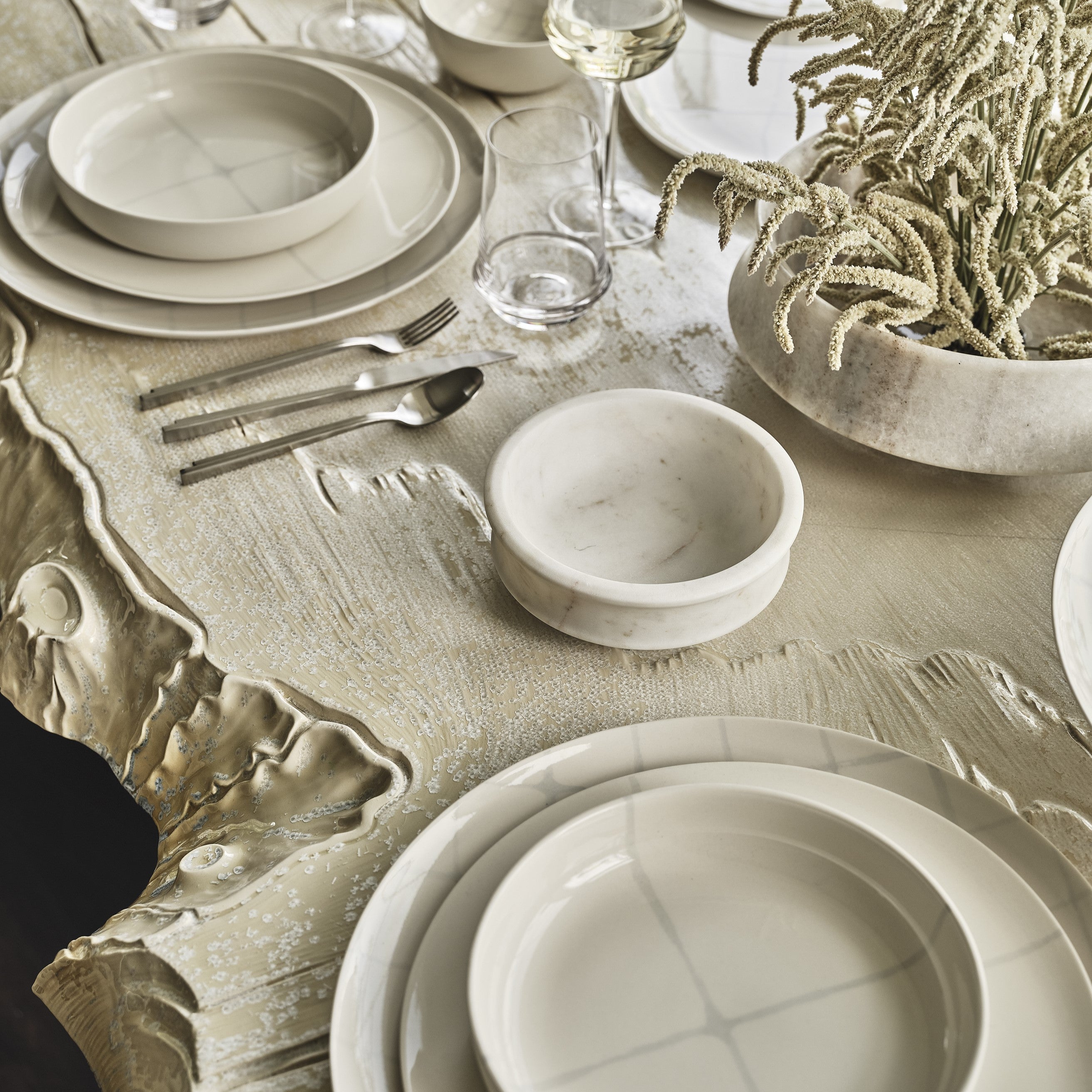 SERAX - Kelly Wearstler - Zuma Dinerbord Ø 23 cm - 2 st. - Salt