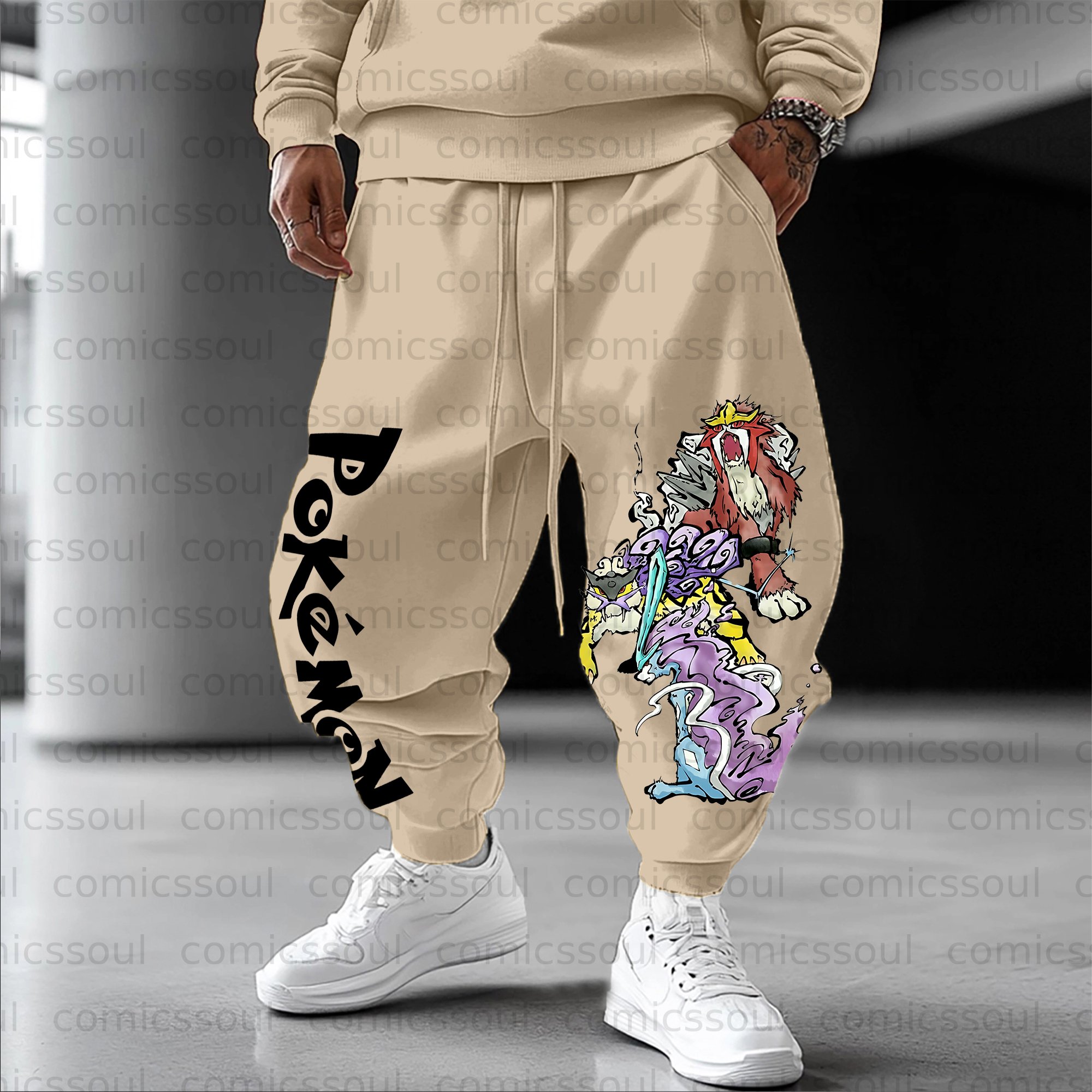 Unisex Anime Inspired Vintage Pants