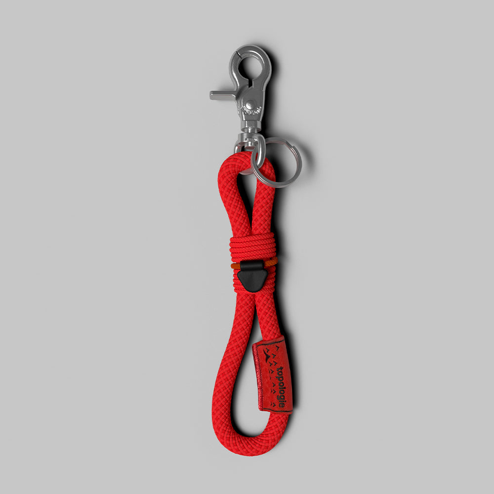 Topologie - Porte-Clés Cordon 8mm - Rouge