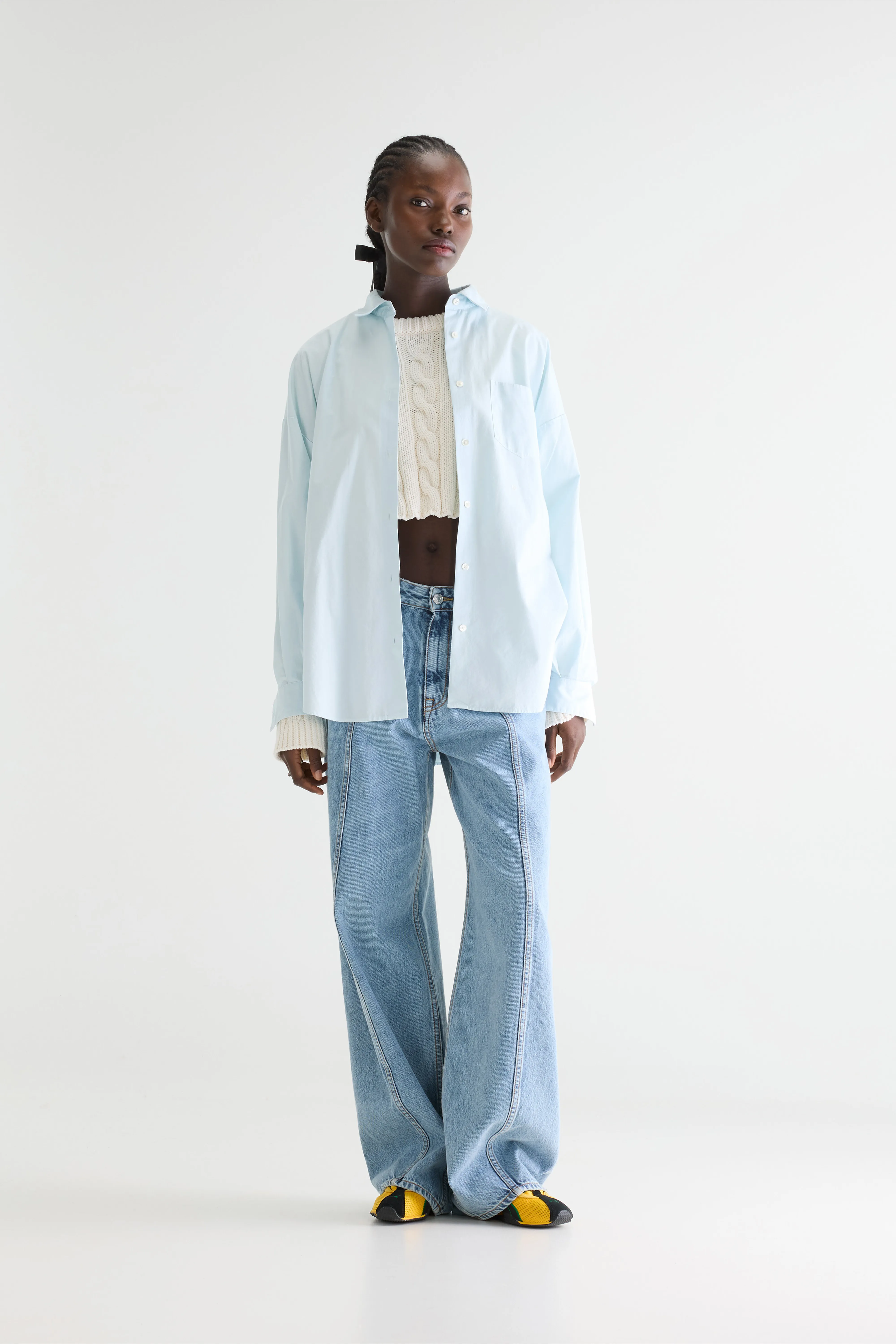 Bellerose Giorgia poplin shirt (261 / W / FROST)