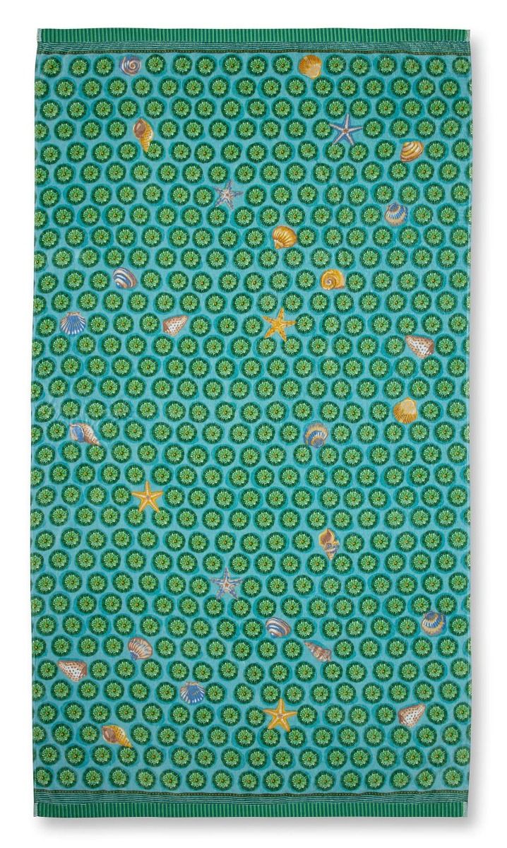 Beachtowel Sea Dots Green 100x180cm