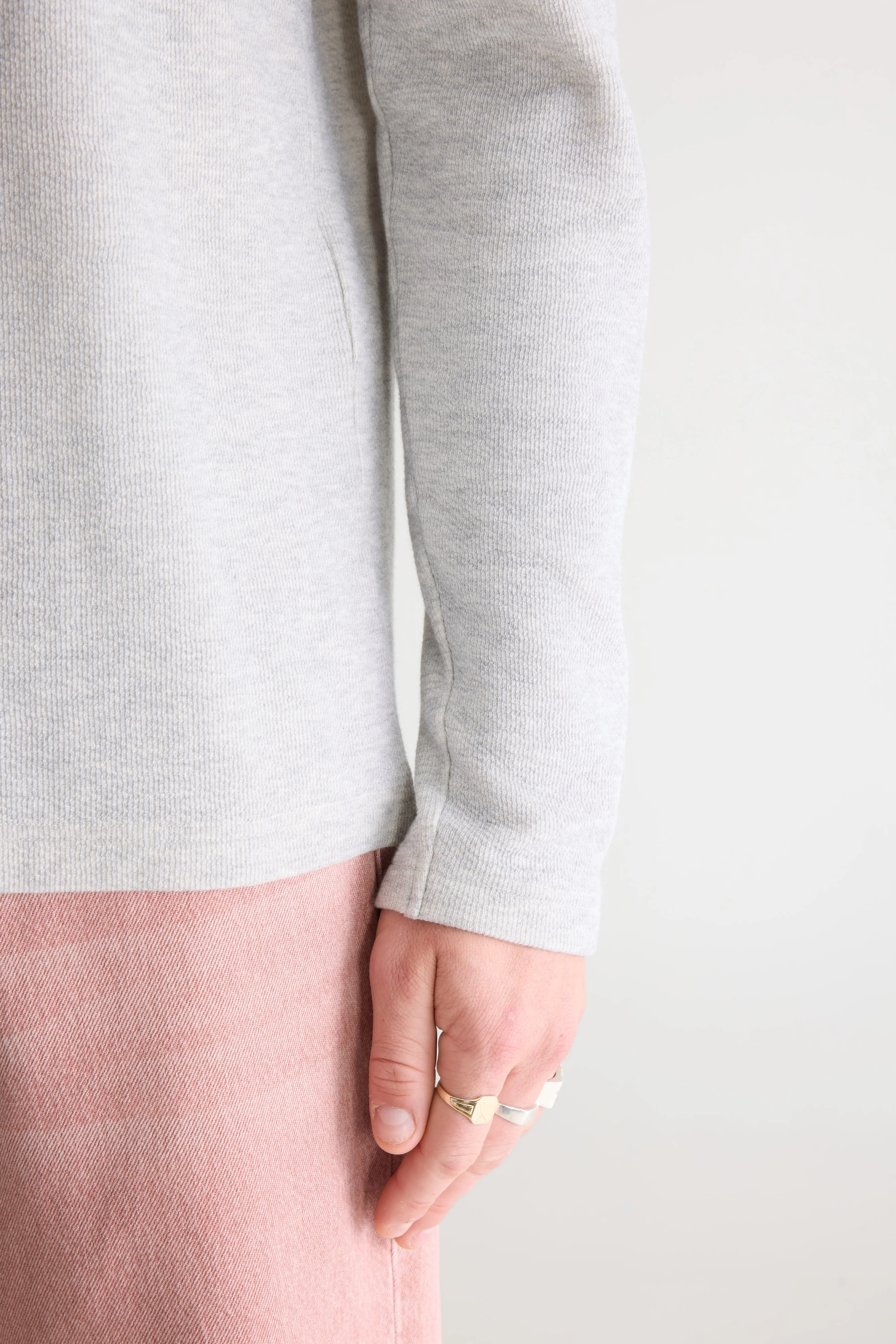 Bellerose Fresh long-sleeve grey t-shirt (242 / M / H. GREY)