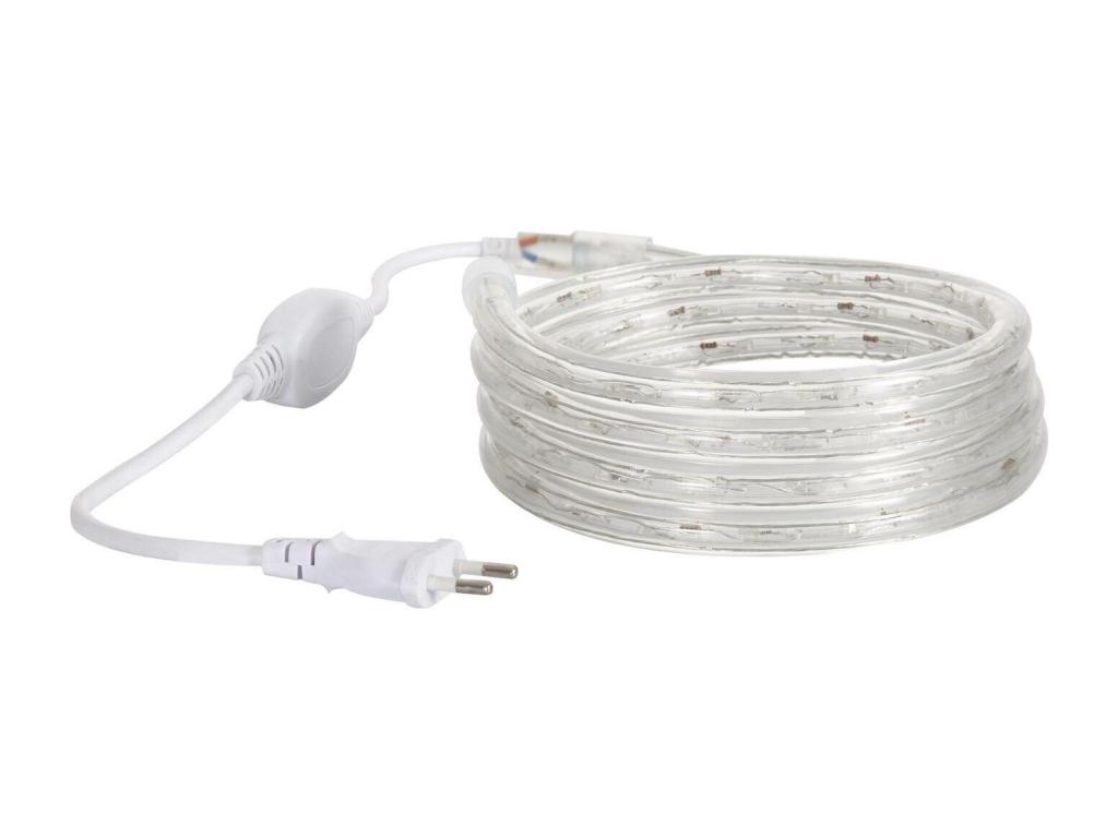 Manguera LED Redonda 220V AC 36 LED/m Blanco Cálido IP65 a Medida Corte cada 100 cm 5 m
