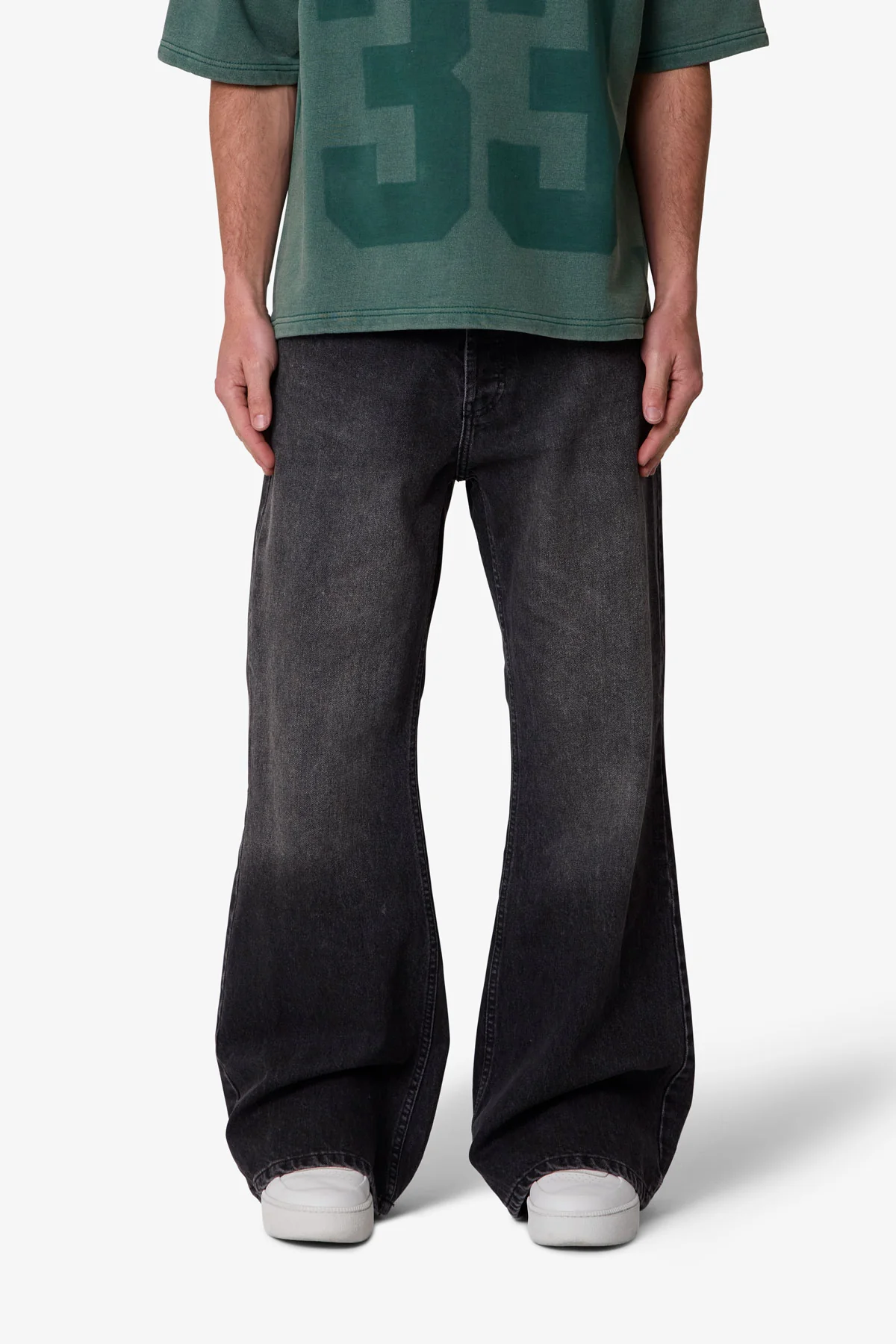 Kick Flare Denim - Western Black