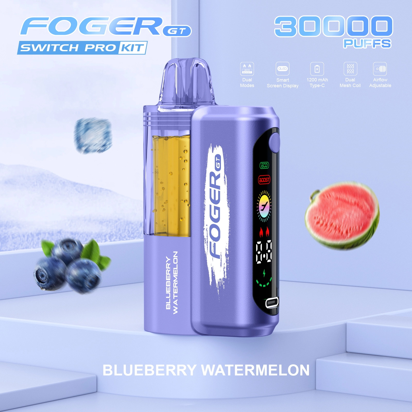 Foger GT 30000 Puffs Disposable Vape Pod Kit - 5 Pack