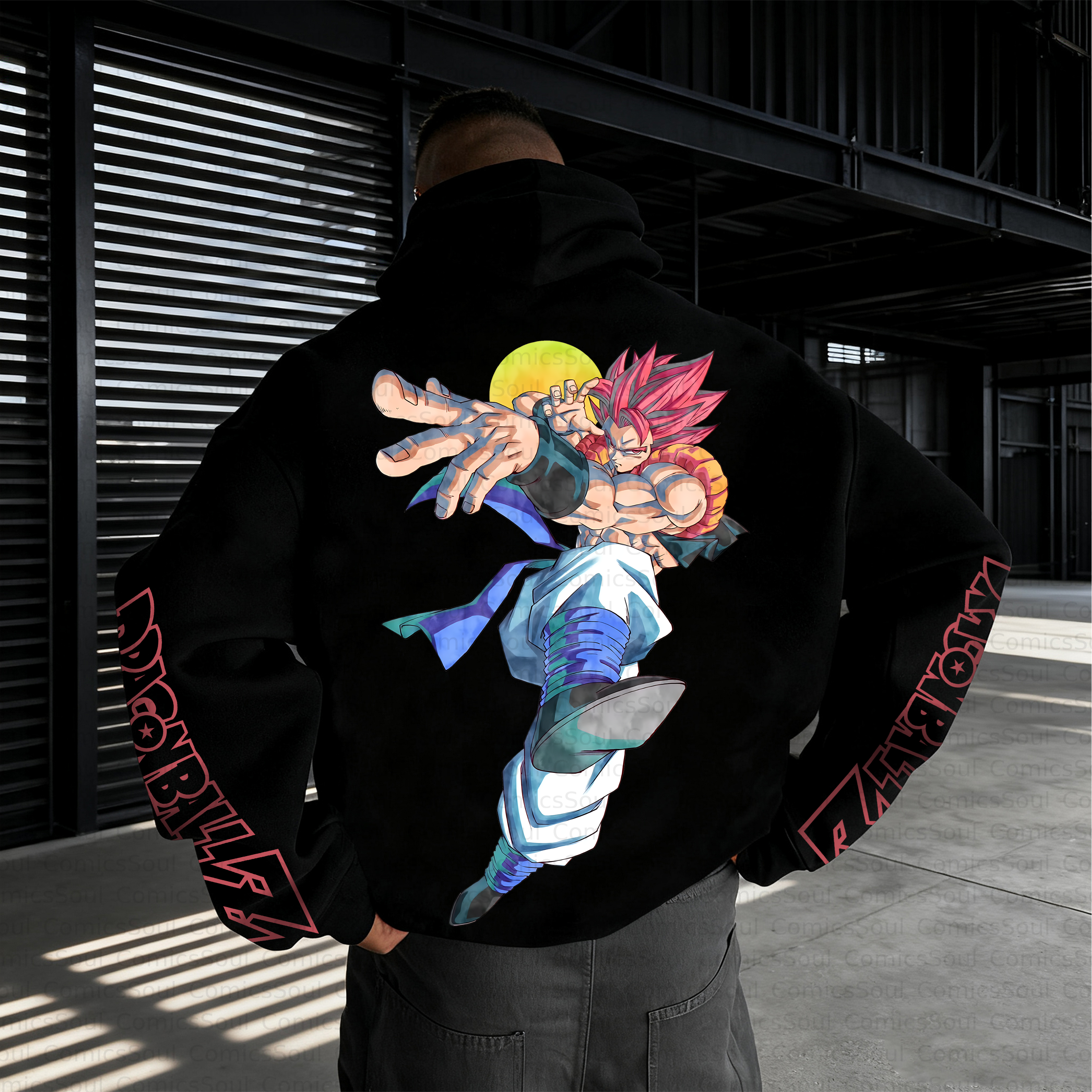 Unisex Anime Inspired Vintage Plush Hoodie