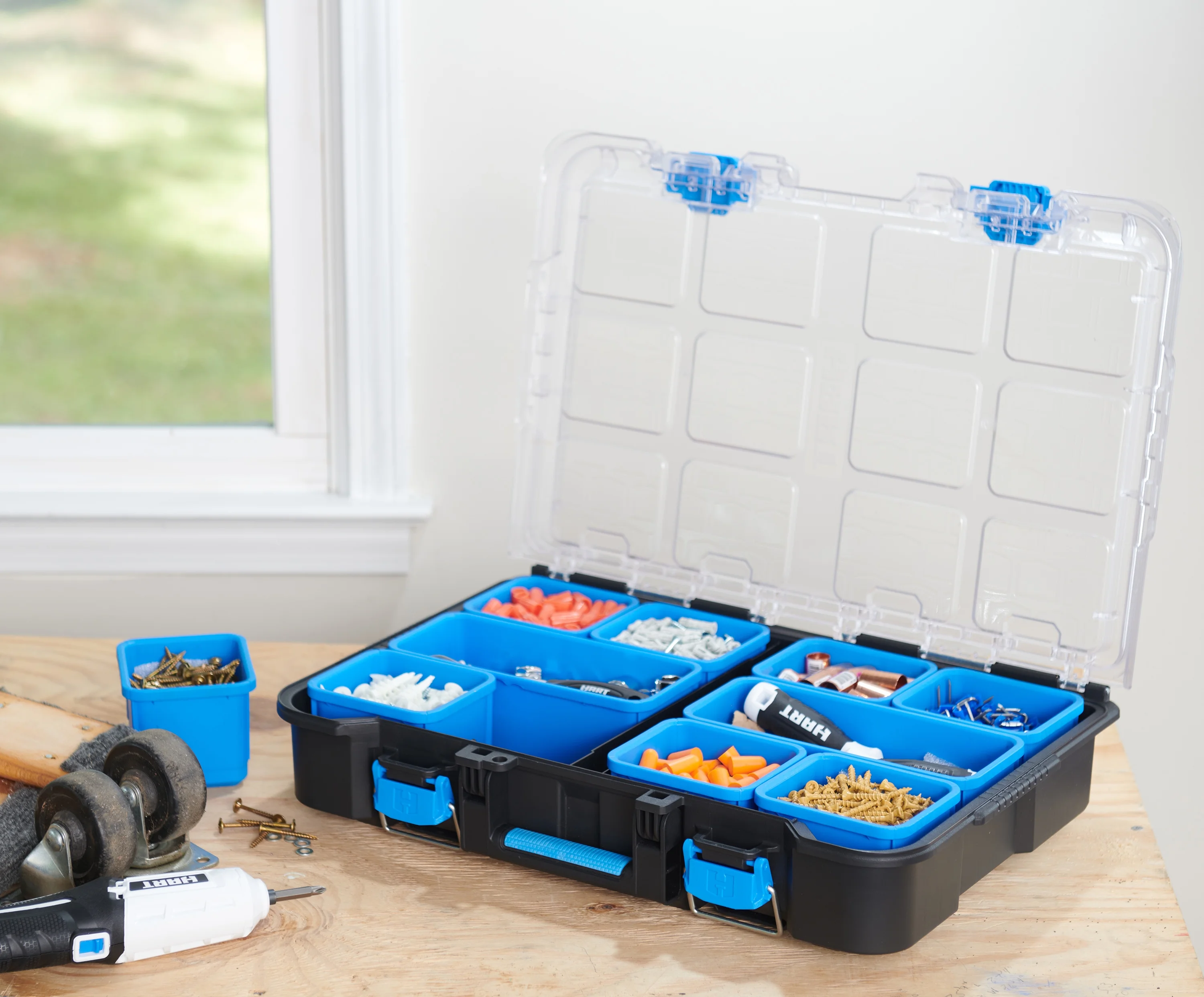 HART Stack System, Mobile Tool Storage and Organization, Black & Blue - Image 17