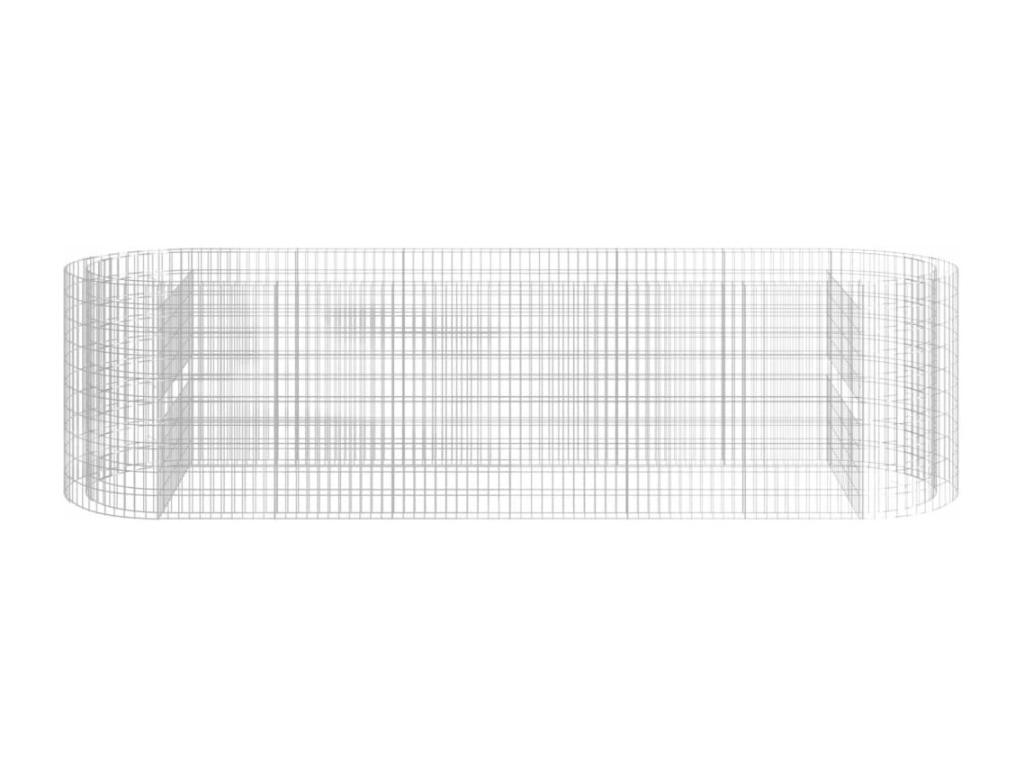 Arriate de gaviones de hierro galvanizado 400x100x100 cm