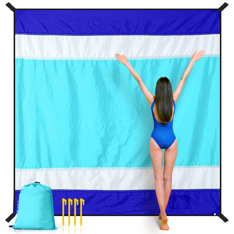 Large Beach Blanket Oversized Custom Beach Mat Intimate Choice of Beach Accessories for Outdoor Travel Camping Hiking