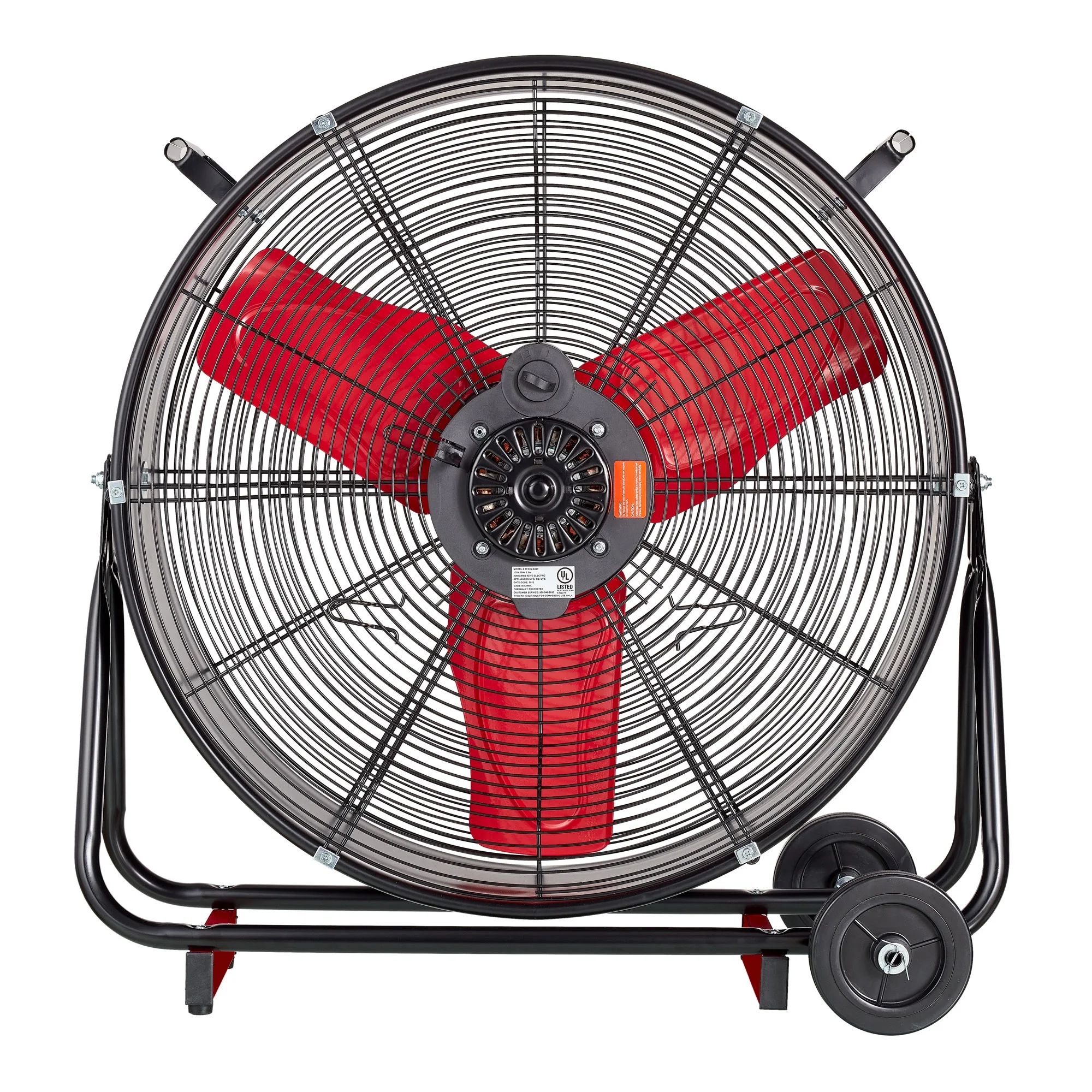 Hyper Tough 24" 2-Speed Metal High Velocity Tiltable Drum Fan - Image 8