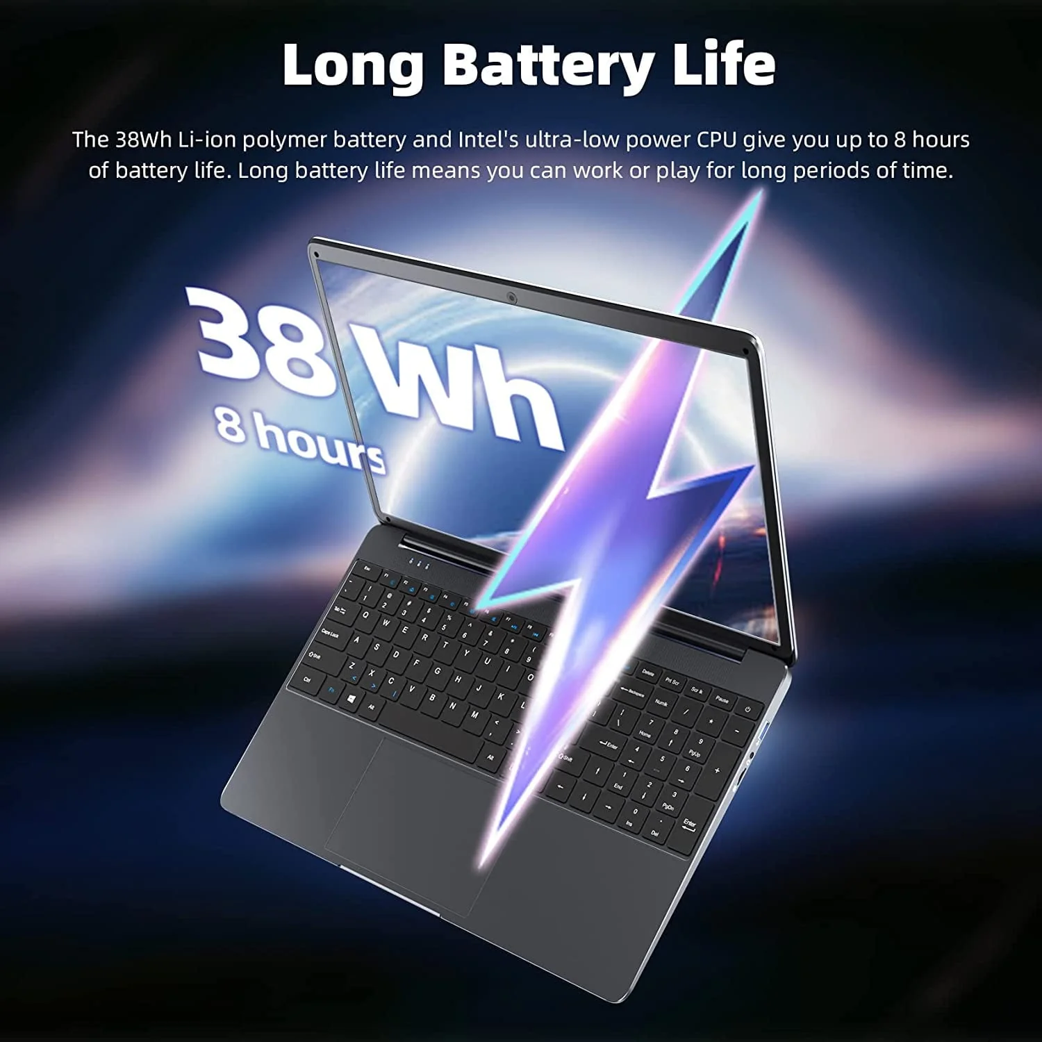 SGIN 15.6inch Laptop 12GB DDR4 512GB SSD Windows 11 with Intel Celeron N5095A Full HD 1920x1080 - Image 5