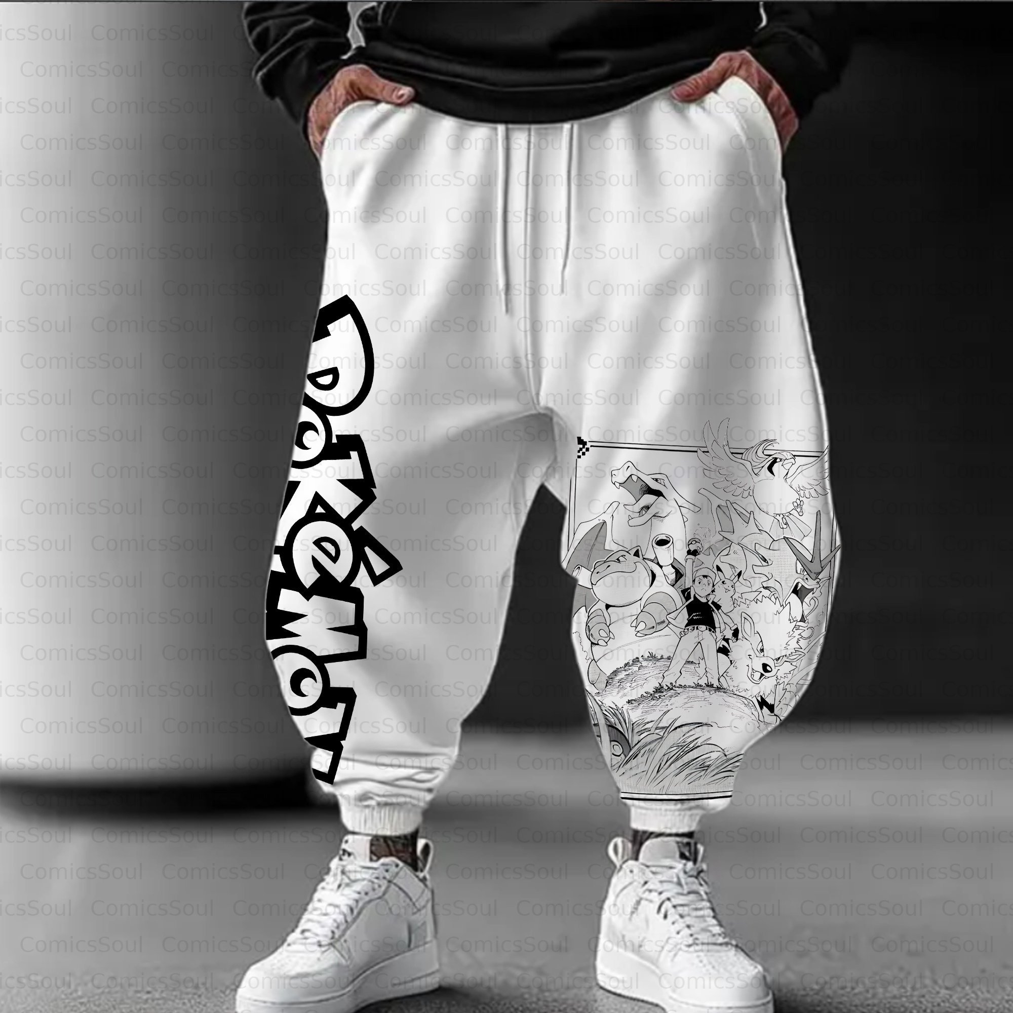 Unisex Casual Anime Streetwear Pant