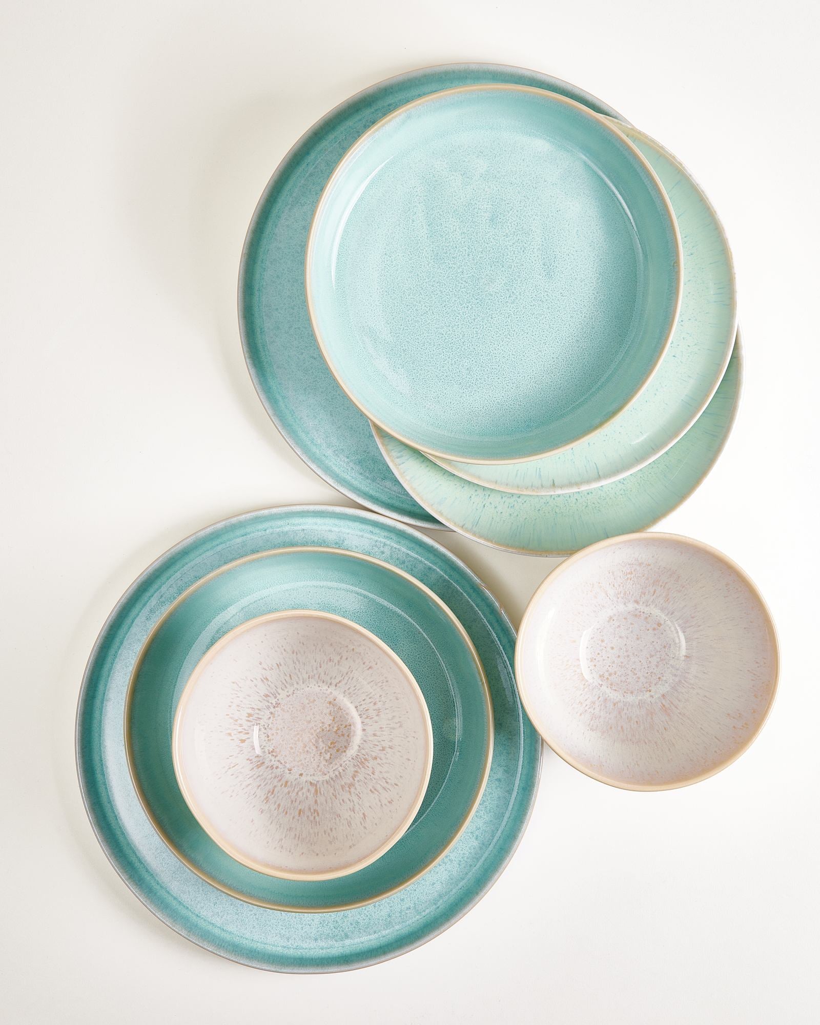 Geschirr-Set Mint Harmony mint sand 16-teilig