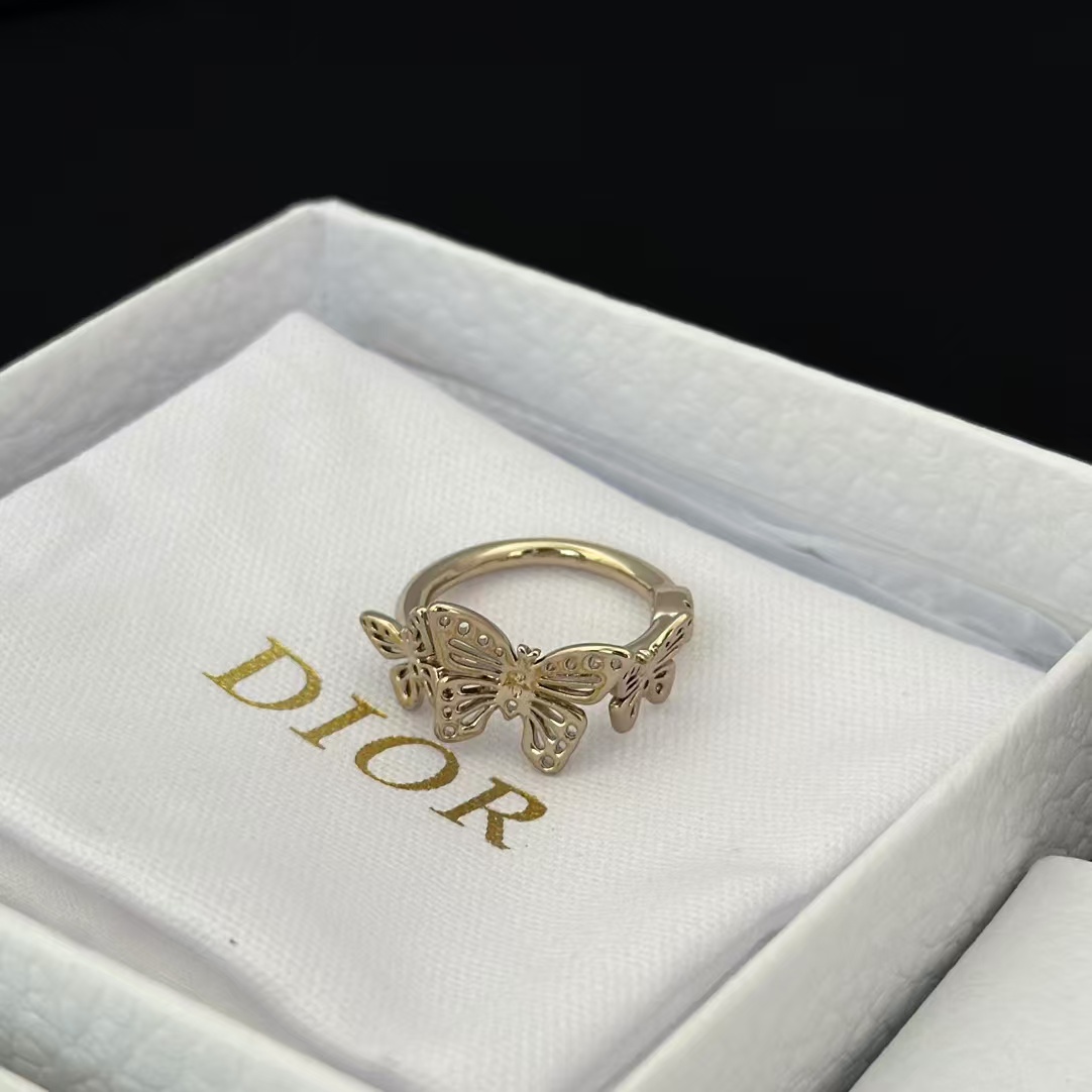 Dior Three Butterfly Ring - Original Replica Club