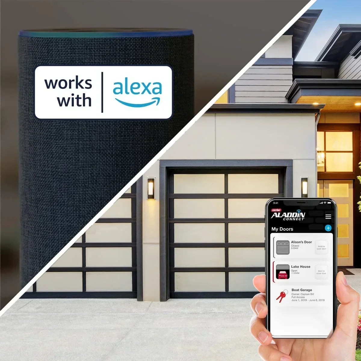 Genie Wall Mount Smart Garage Door Opener With Aladdin Connect - 6172H-O - Image 6 Genie Wall Mount Smart Garage Door Opener With Aladdin Connect - 6172H-O - Image 6