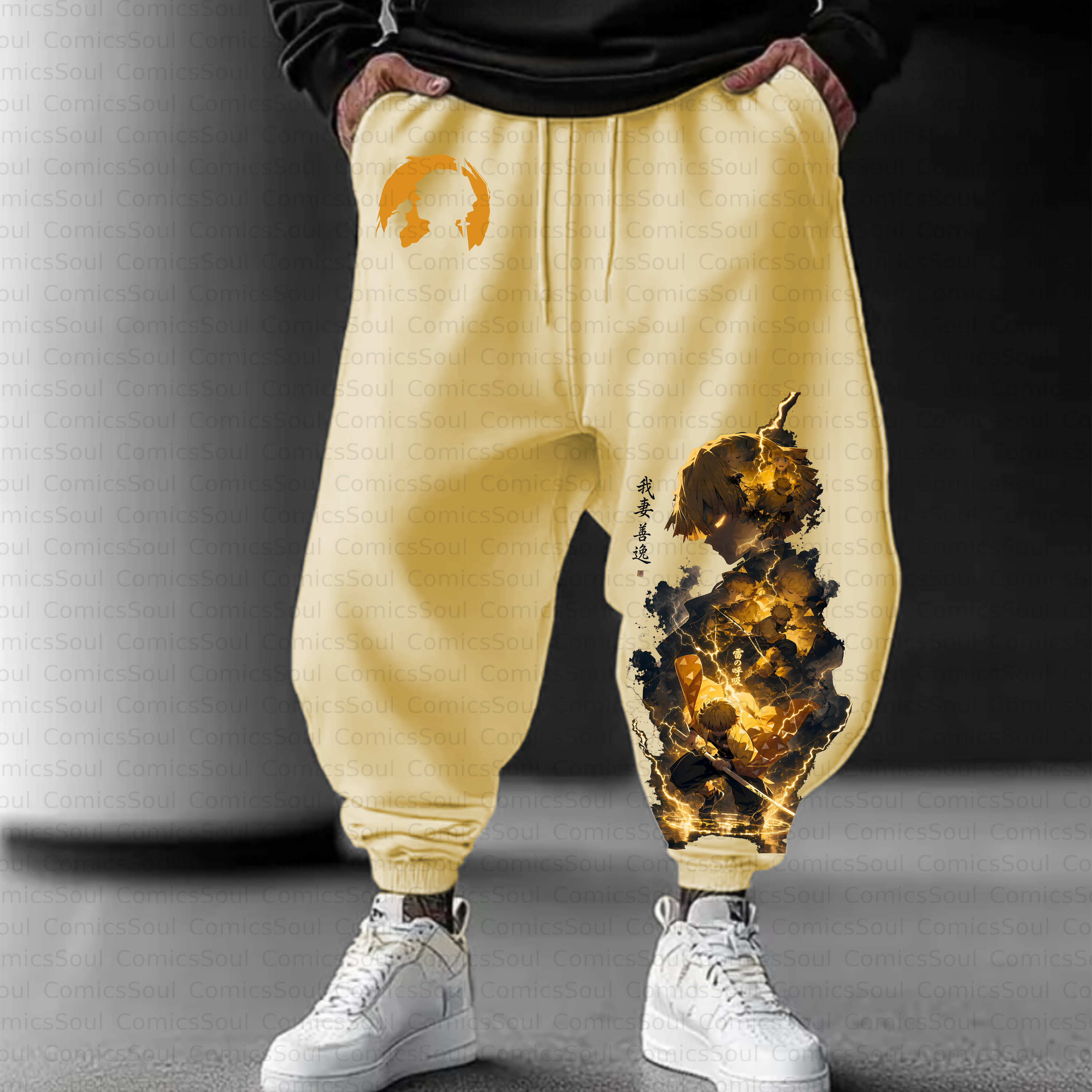 Unisex Casual Anime Streetwear Pant