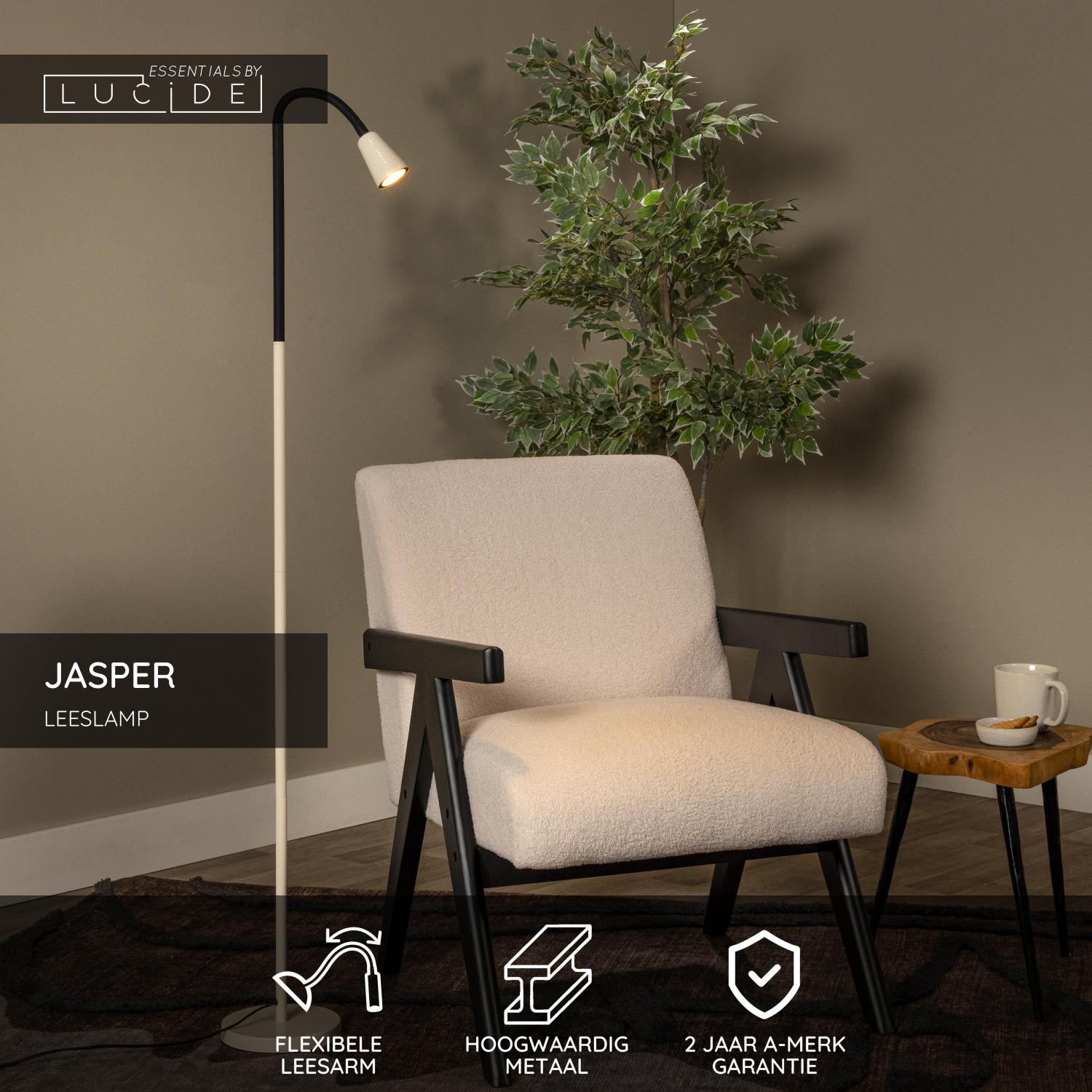 Lucide JASPER Leeslamp - Beige