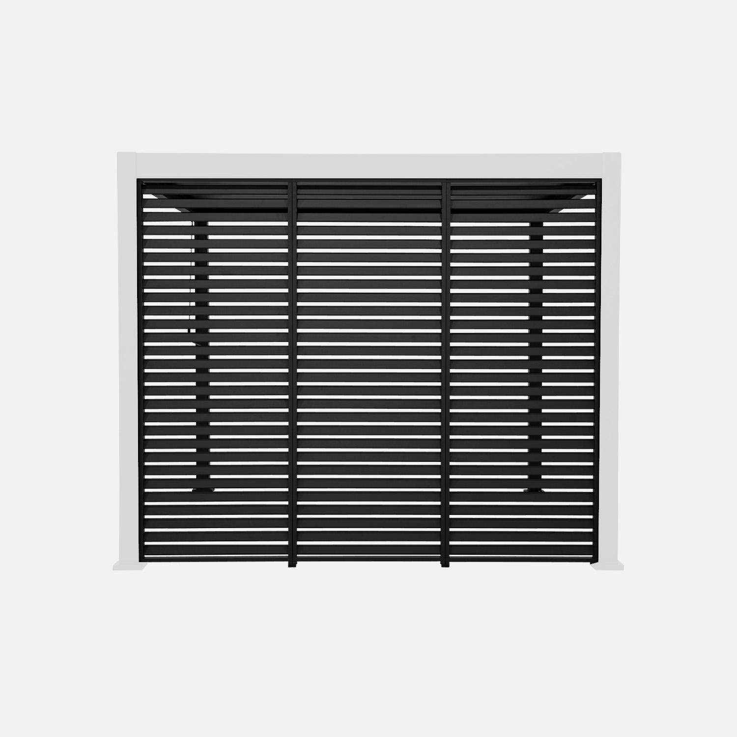 Triomphe persianas 1m - Conjunto de 3 persianas de 1m para pérgola bioclimática,  3x3m V2 4x3m 6x3m