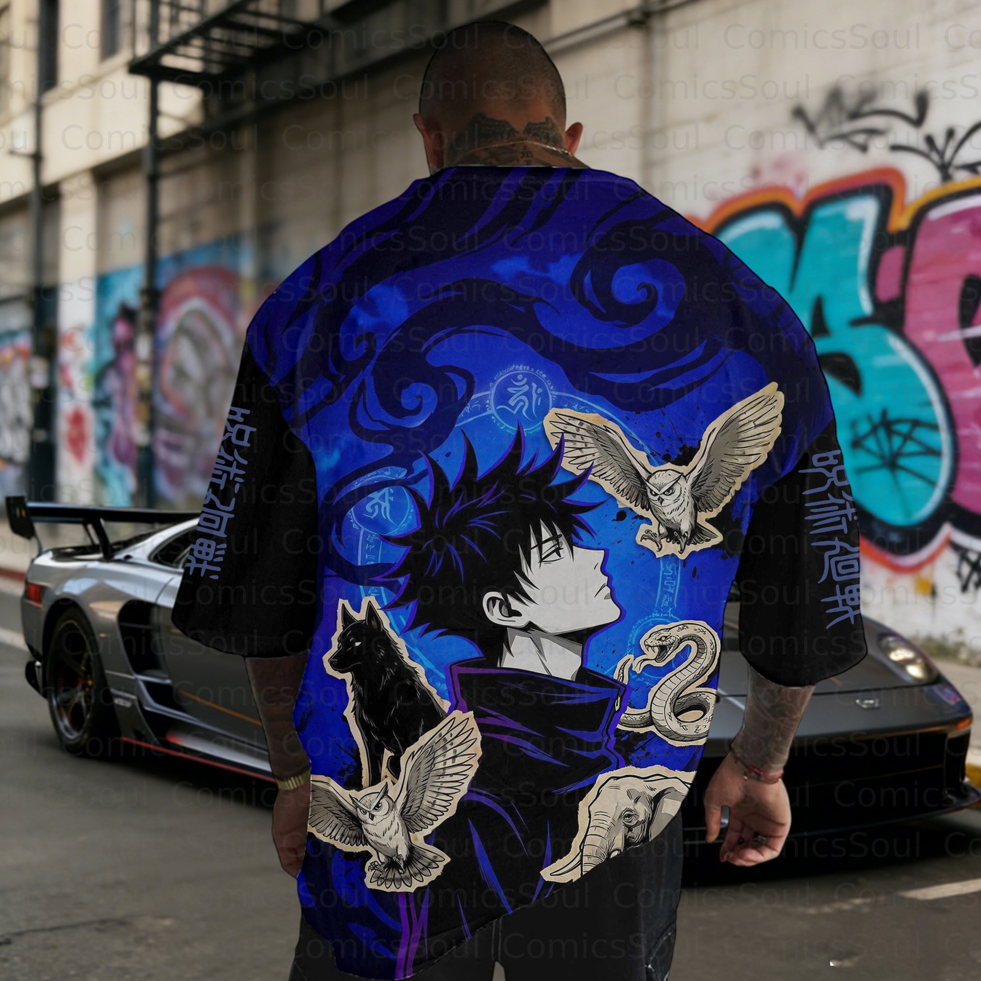 Unisex Anime Inspired Vintage T-Shirt