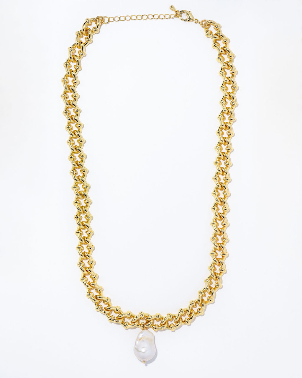 Dove Pearl Drop Necklace - Gold - Se7enfashion