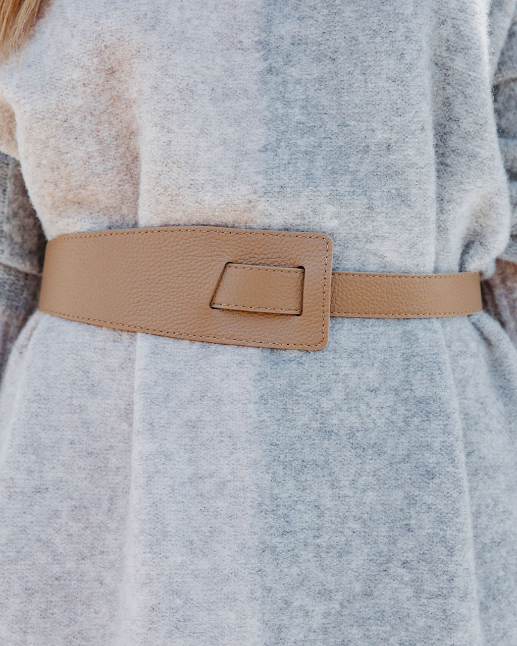 All Caught Up Wrap Belt - Taupe - Se7enfashion