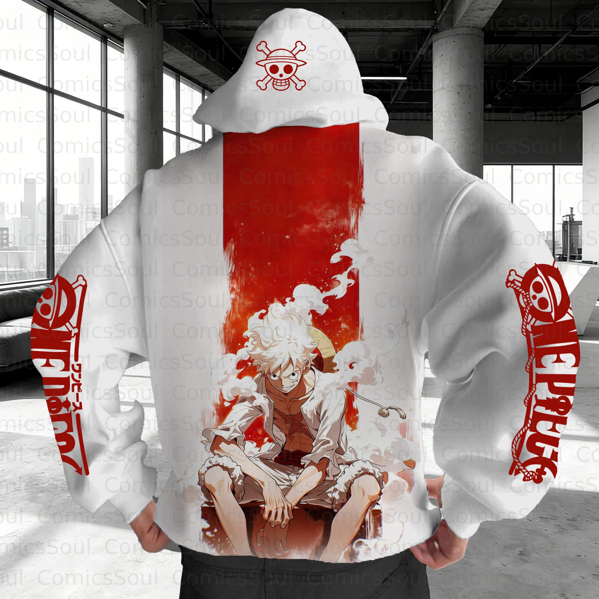 Unisex Graphic Streetwear Vintage Plush  Hoodie