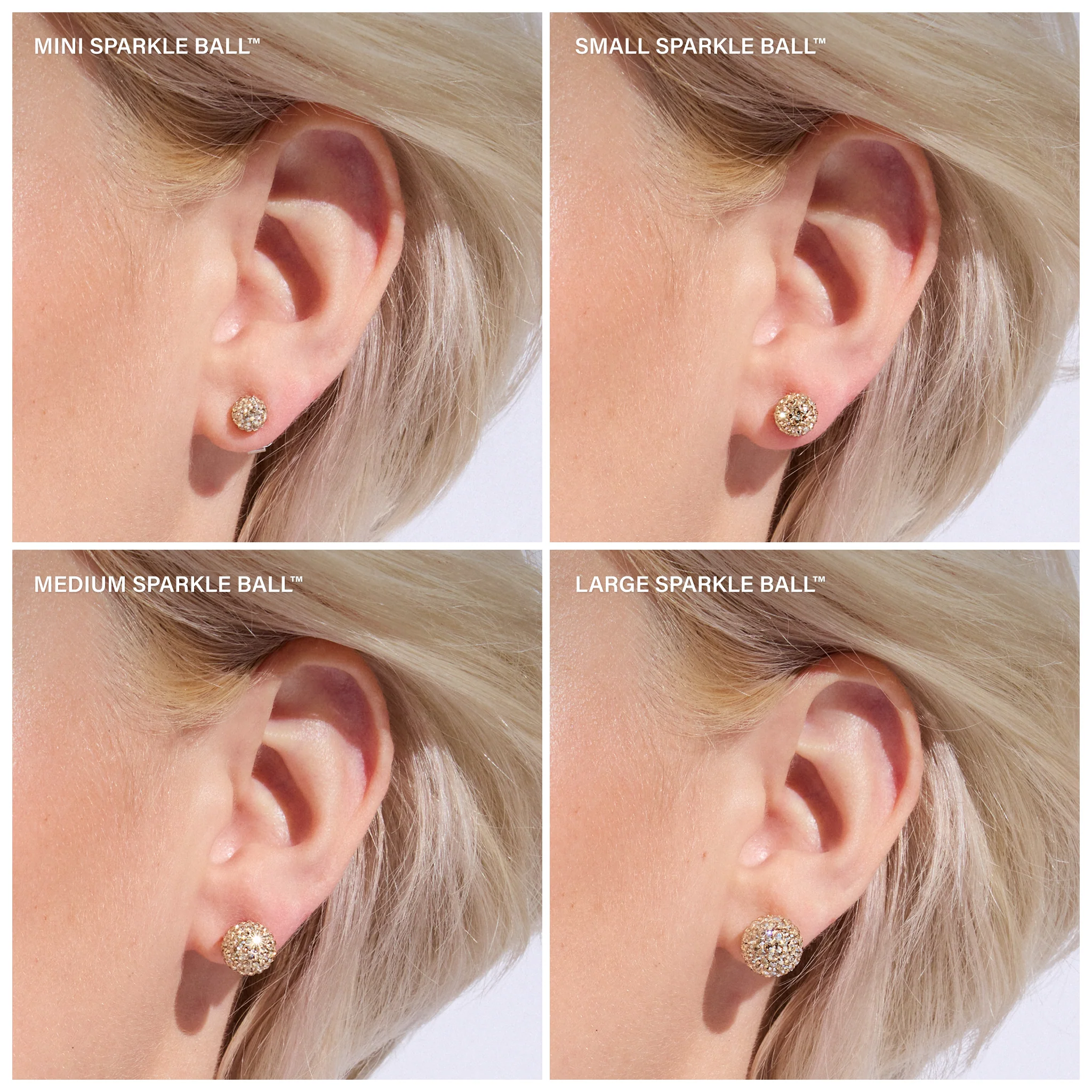 Small Birthstone Sparkle Ball™ Stud Earrings