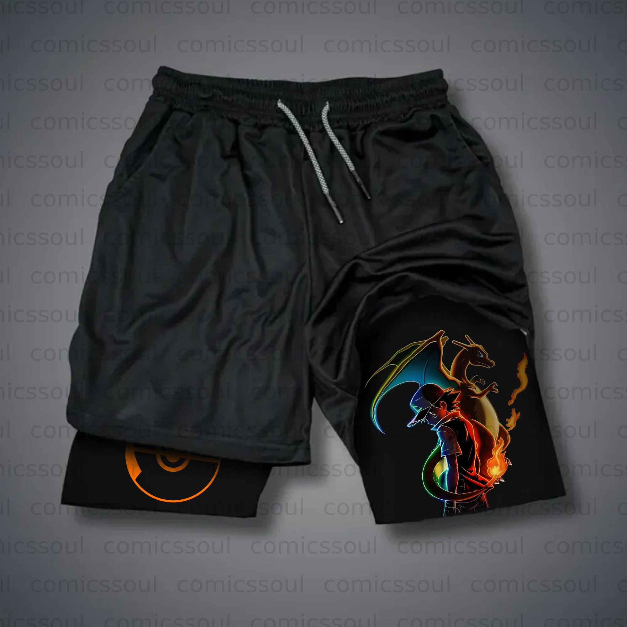 Unisex Casual Anime Streetwear Shorts