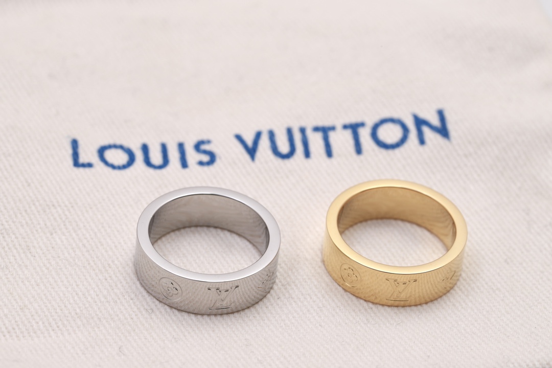 Louis Vuitton Men's Wide Band Ring - Original Replica Club