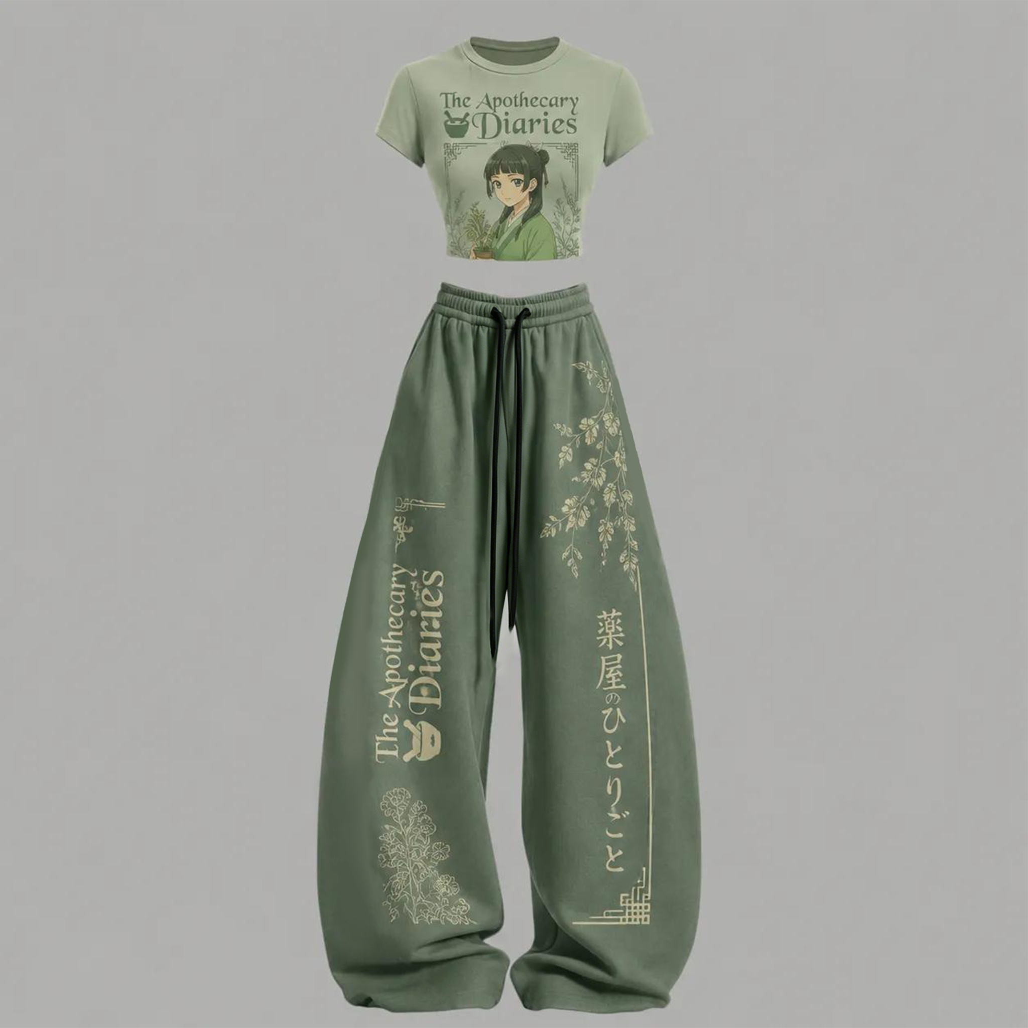 The Apothecary Diaries Top & Elasticated Trousers Two-Piece Set