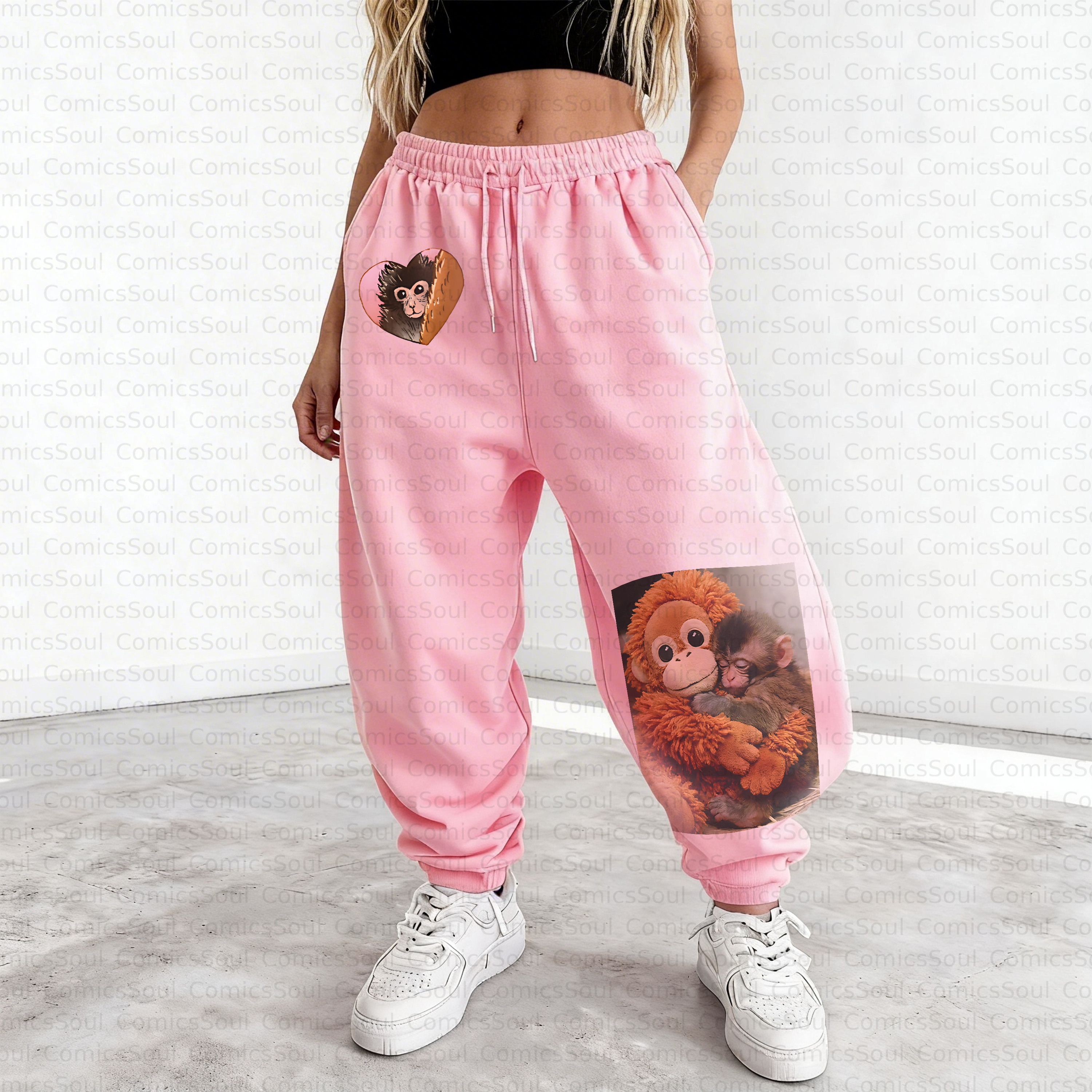 Unisex Casual Anime Streetwear Pant