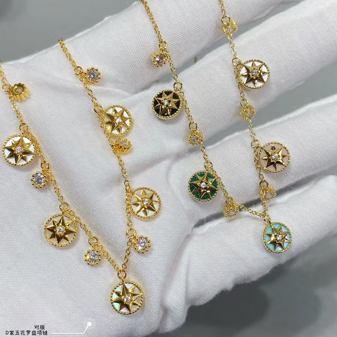 Dior Rose Des Vents Necklace - Original Replica Club